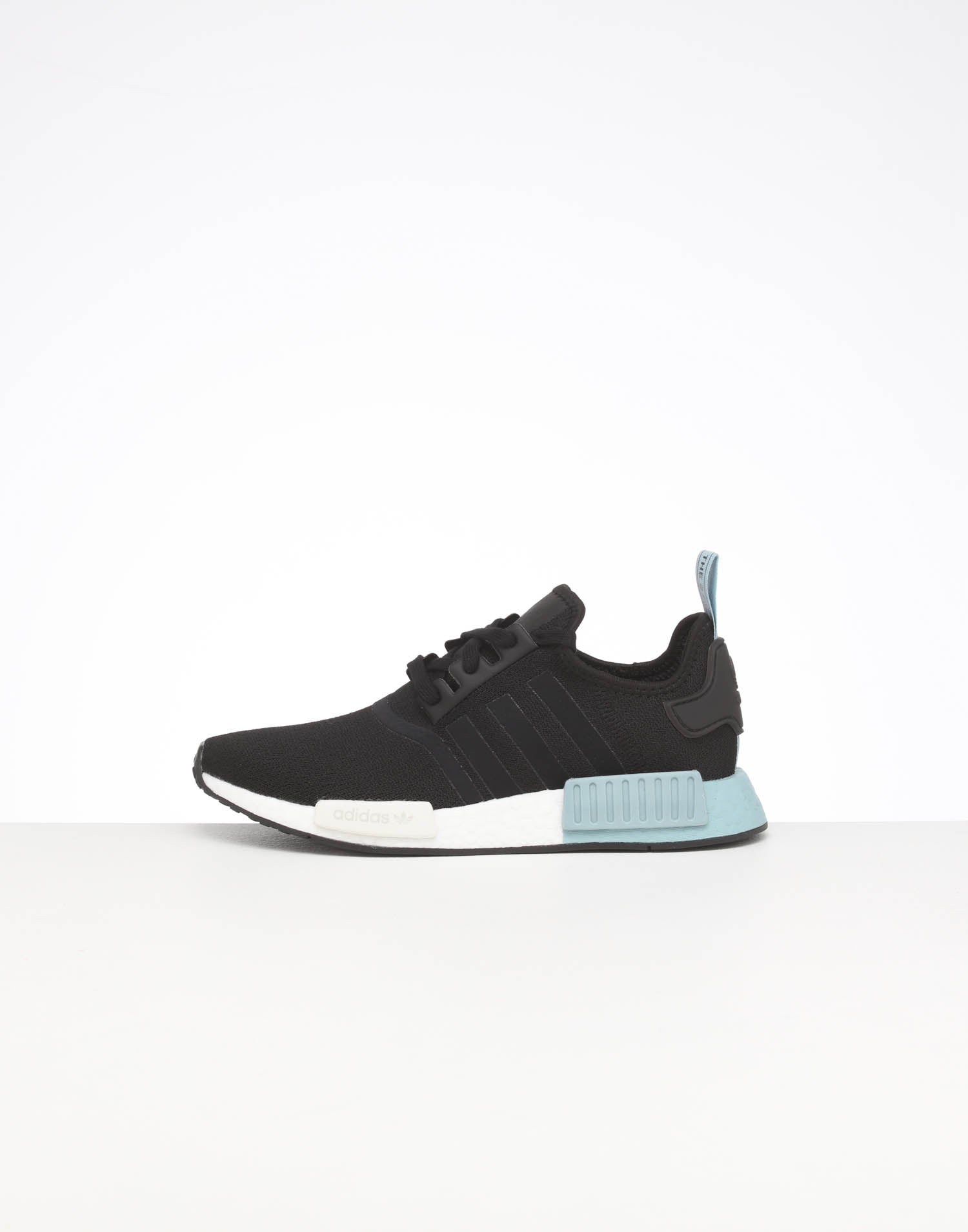 womens nmd black and white