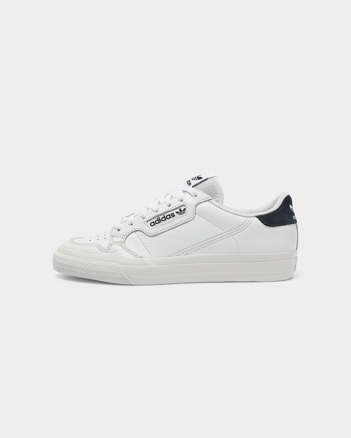 adidas continental vulc white and navy