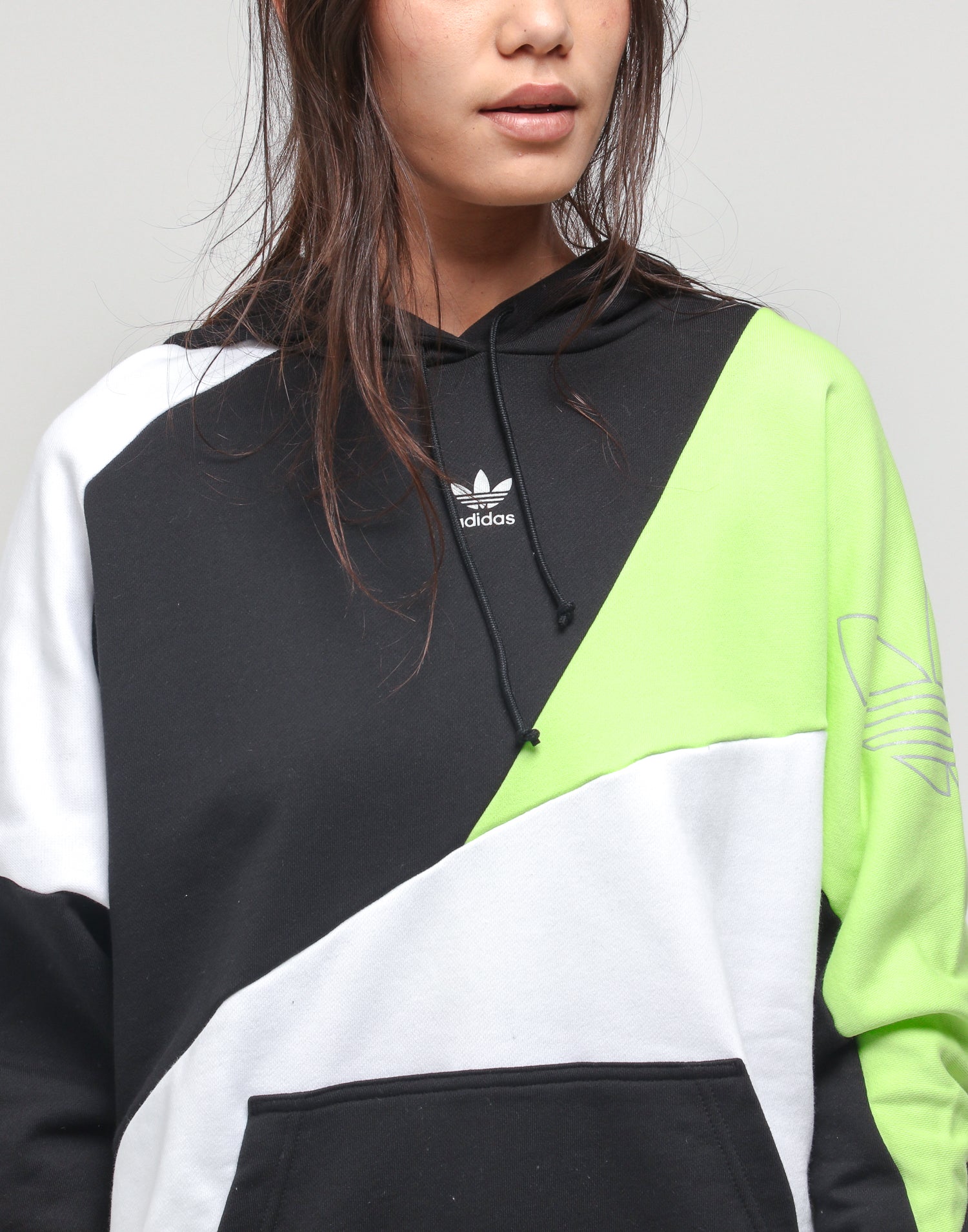 adidas black and white women's sweatshirt