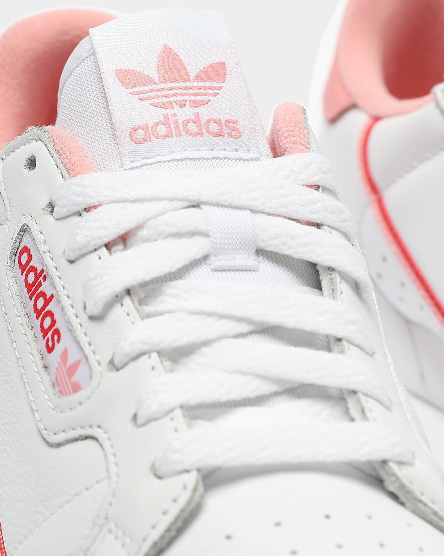 adidas continental 80 women's white and red