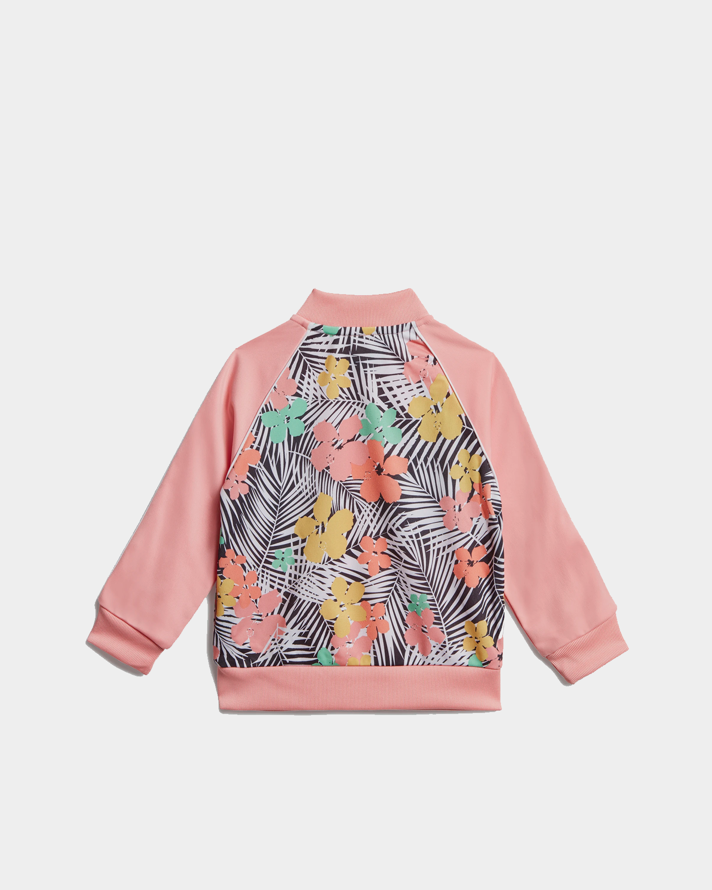 adidas pink floral tracksuit