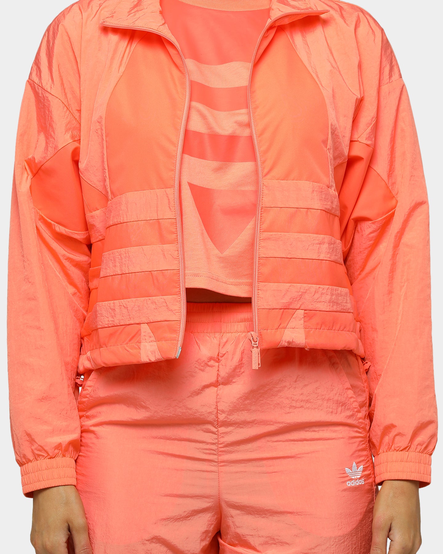 coral adidas jacket