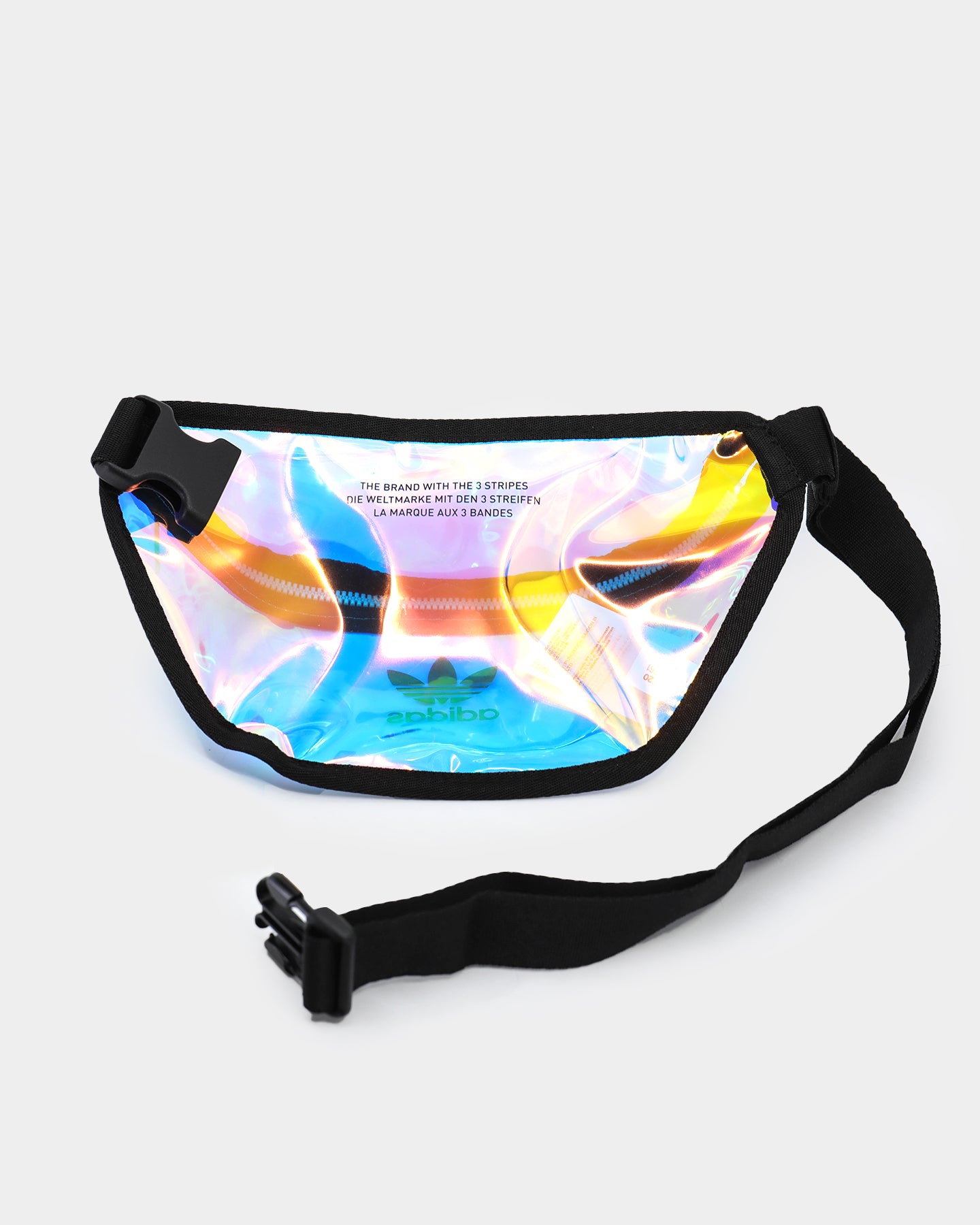 adidas fanny pack iridescent