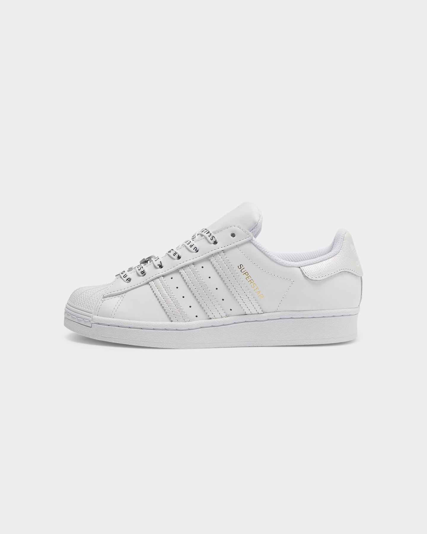 adidas superstar white silver