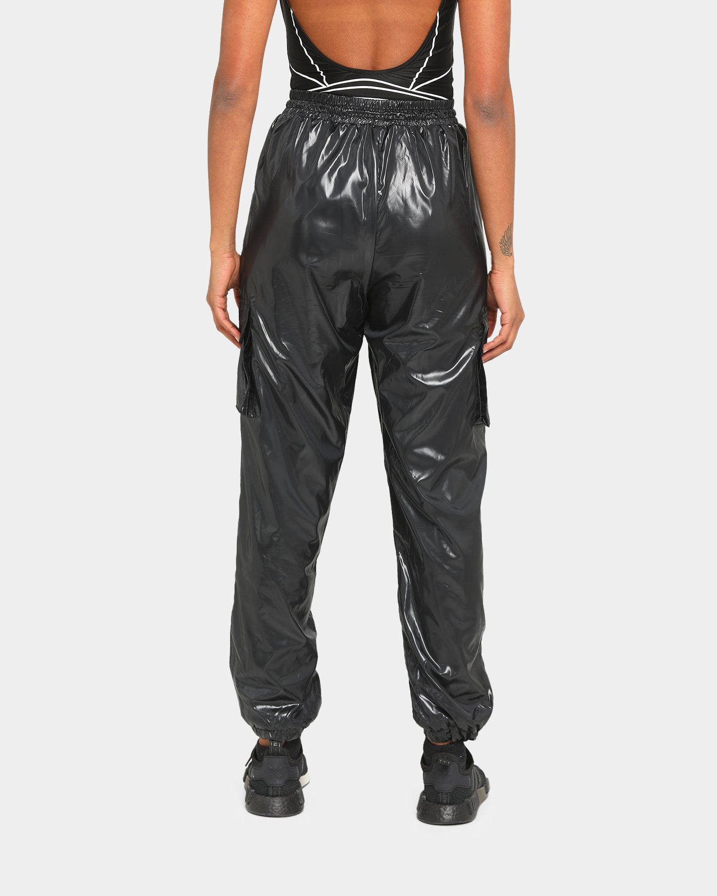 adidas leather pants womens