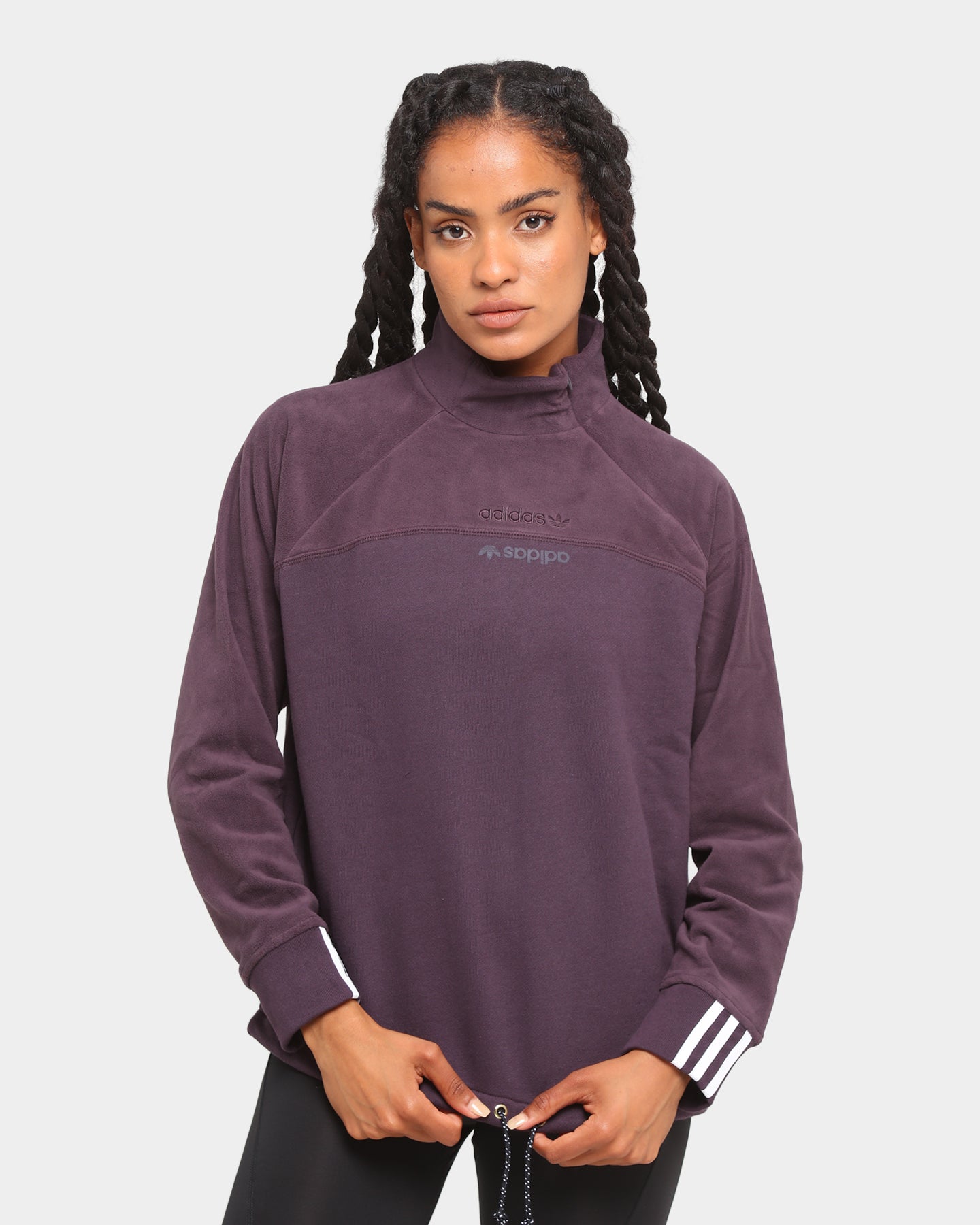 adidas sweatshirt purple