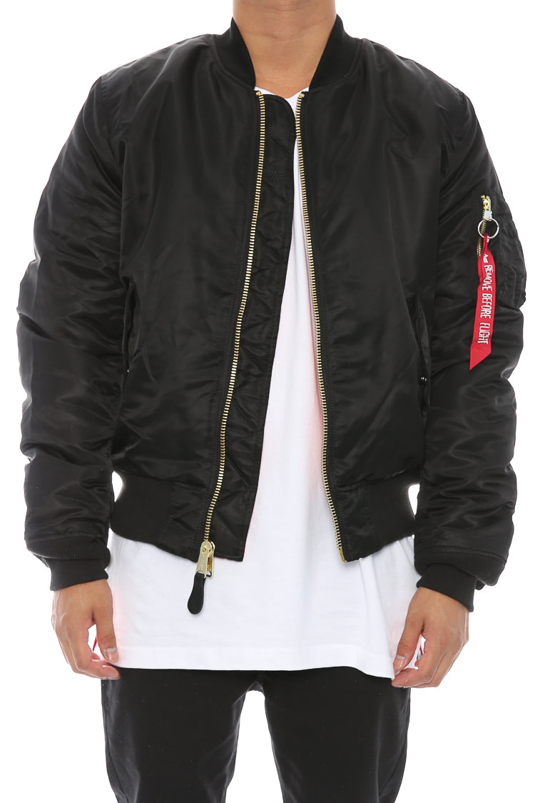 slim fit flight jacket