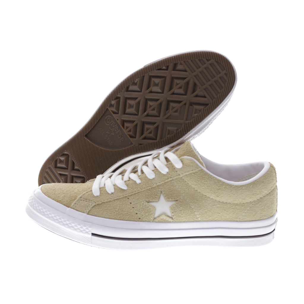 Converse One Star Vintage Suede KhakiWhite Converse One Star Vintage Suede KhakiWhite