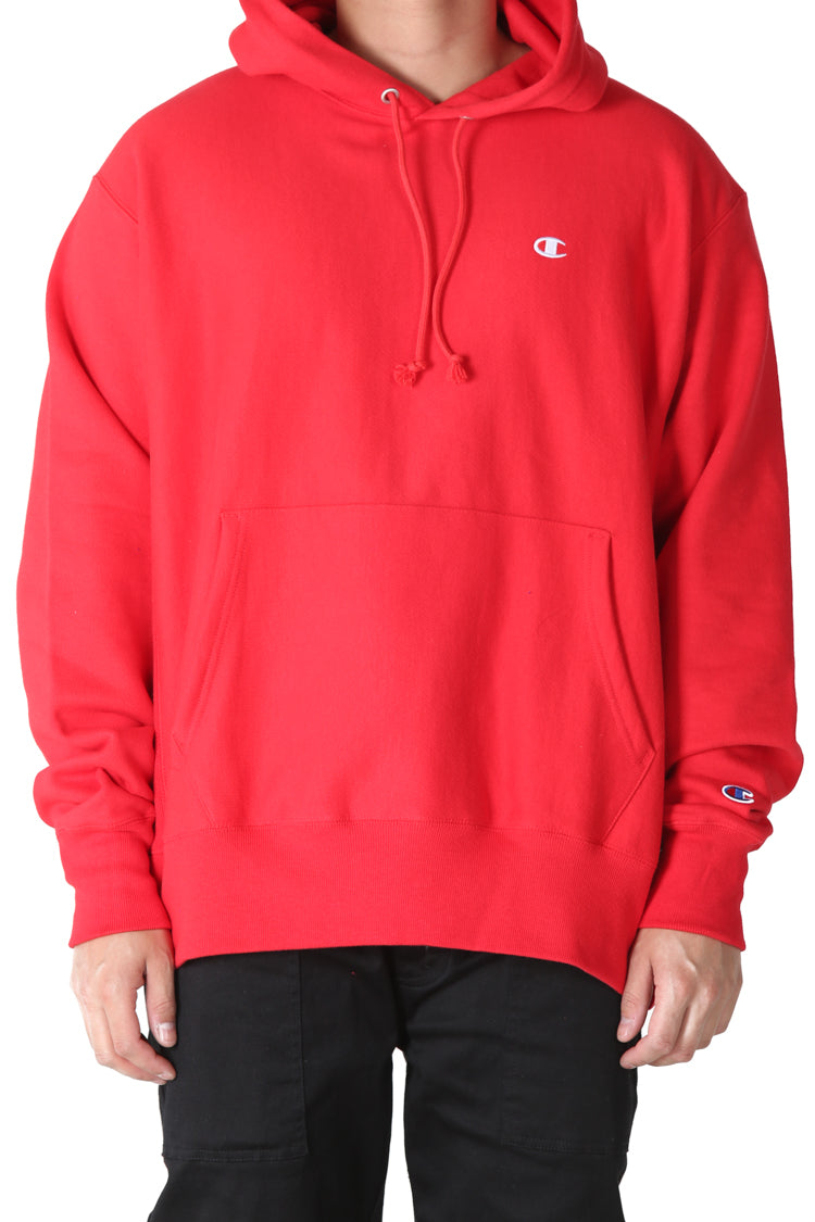 red champion reverse weave sweatshirt