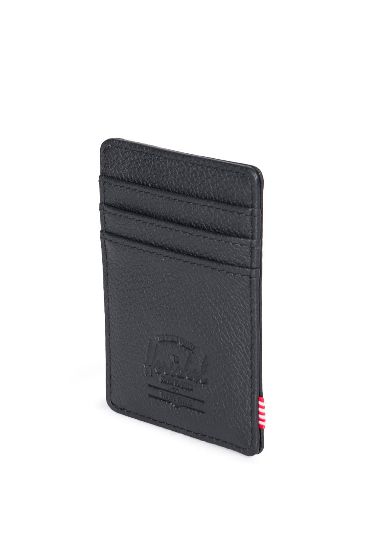 Herschel Mens Raven Wallet Navy Pebbled Leather RFID One Size