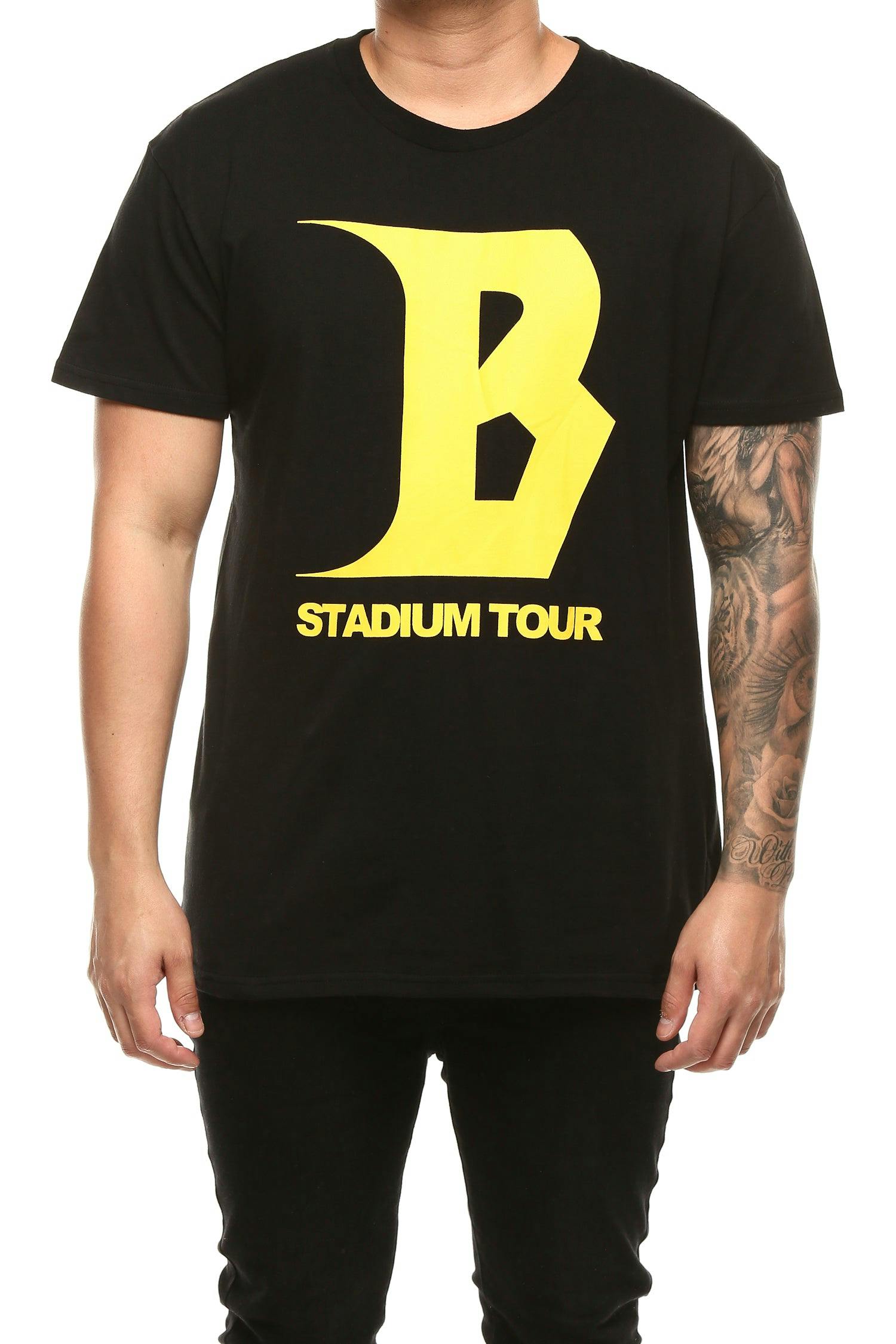 Justin Bieber Stadium Tour SS Tee Black/Yellow  Culture 