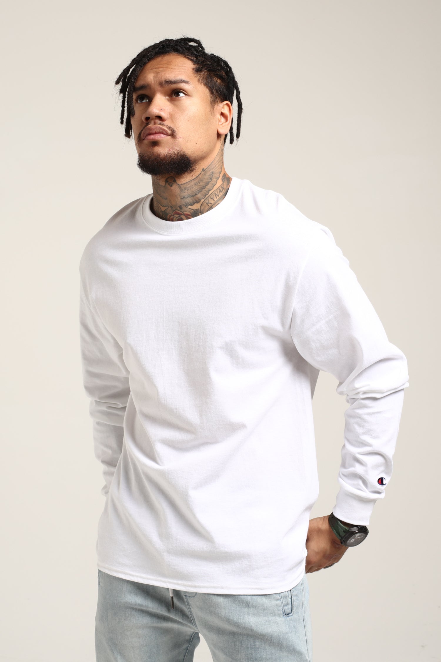 champion long sleeve blank