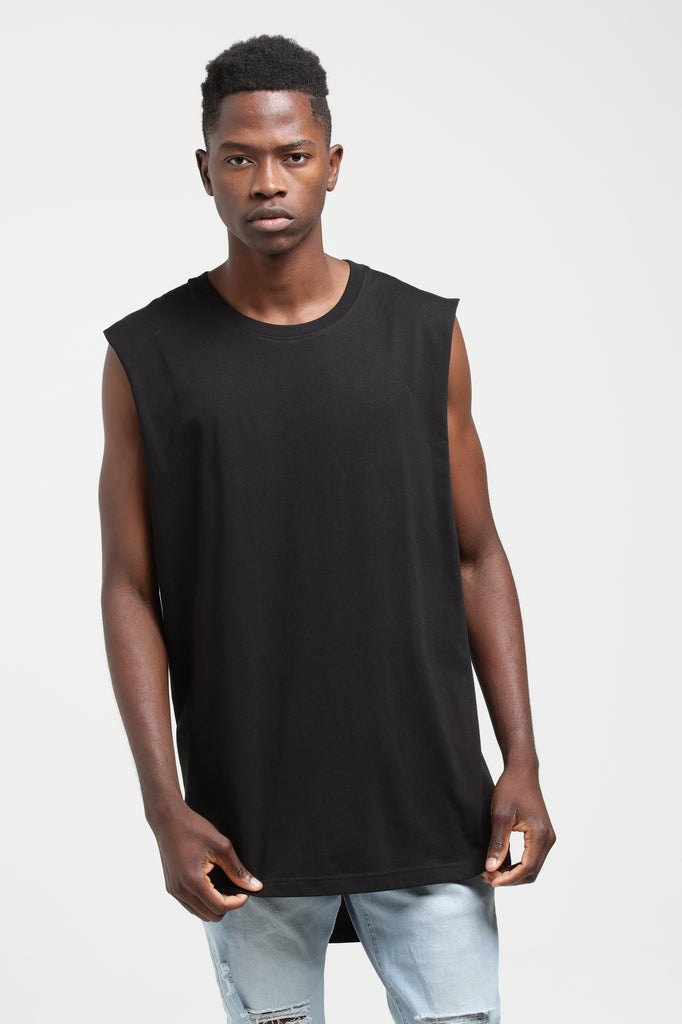 new slaves longline muscle black