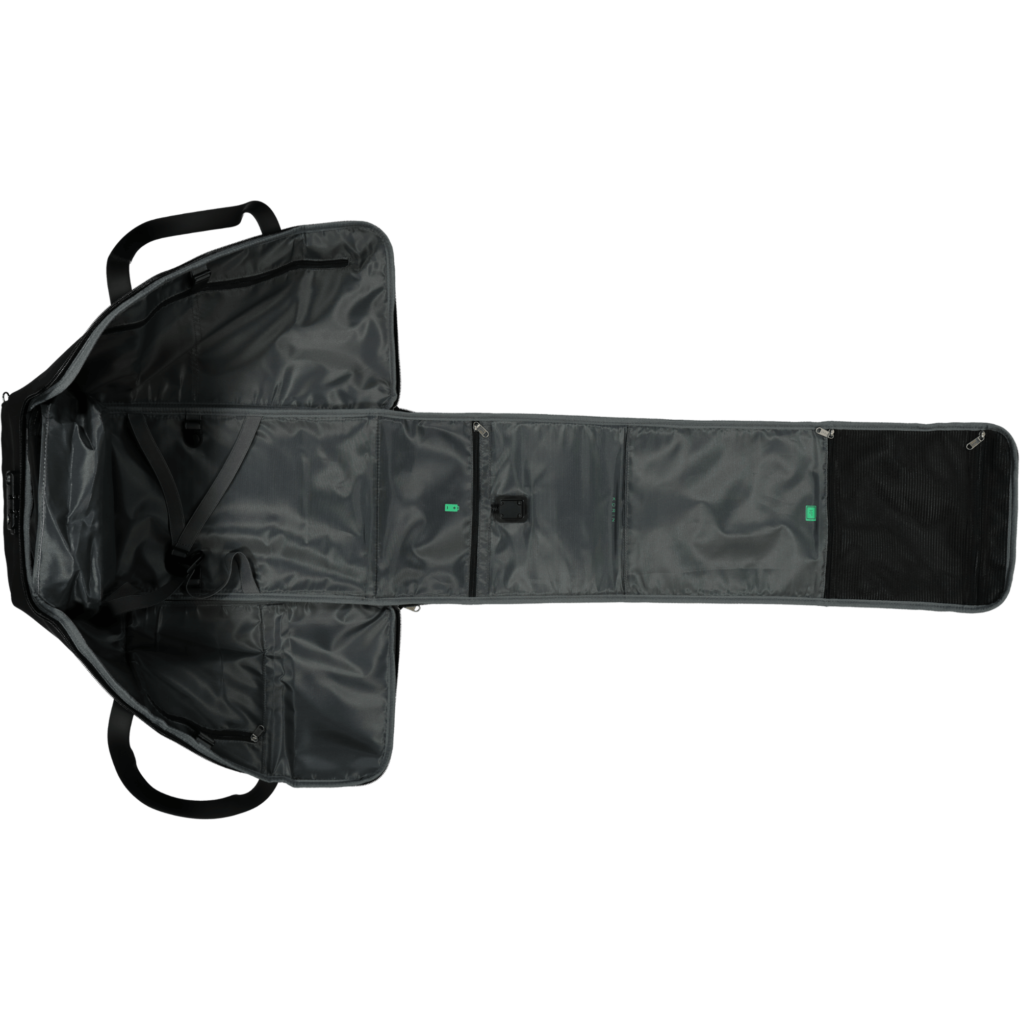 Korin Flexpack Go Duffle Bag Charcoal/Black | Culture Kings US