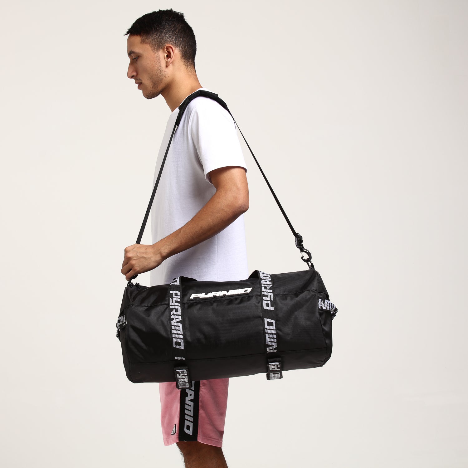 black pyramid duffle bag