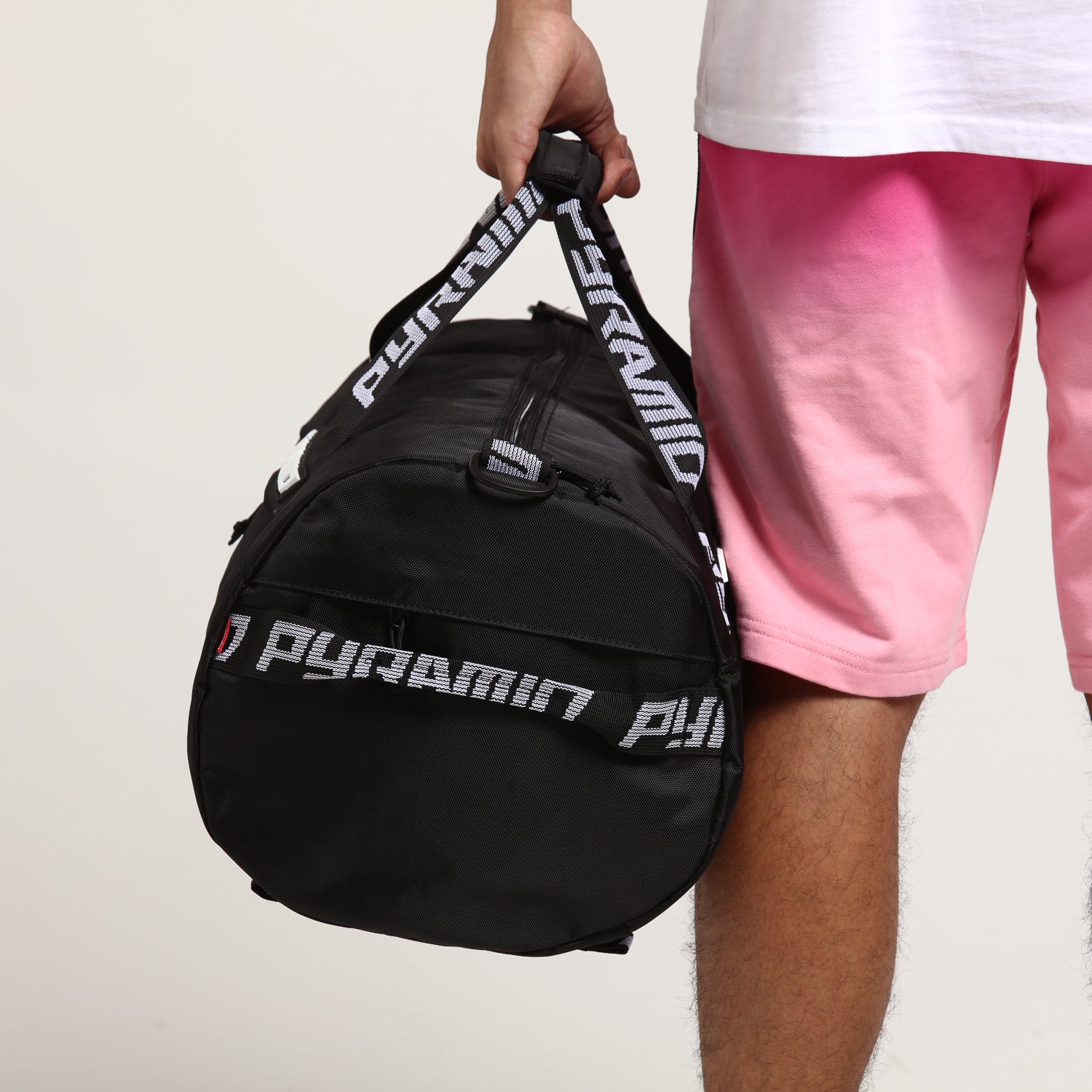 black pyramid duffle bag