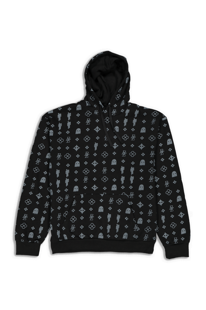 Billie Eilish Blohsh Pattern Hoodie Black Culture Kings Us