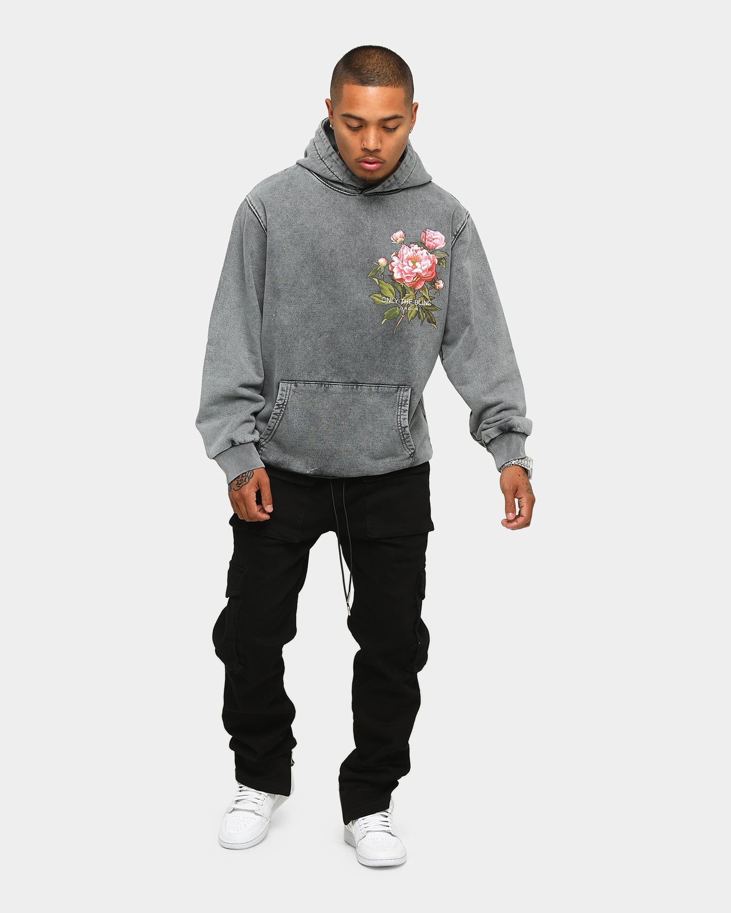 flower hoodie mens