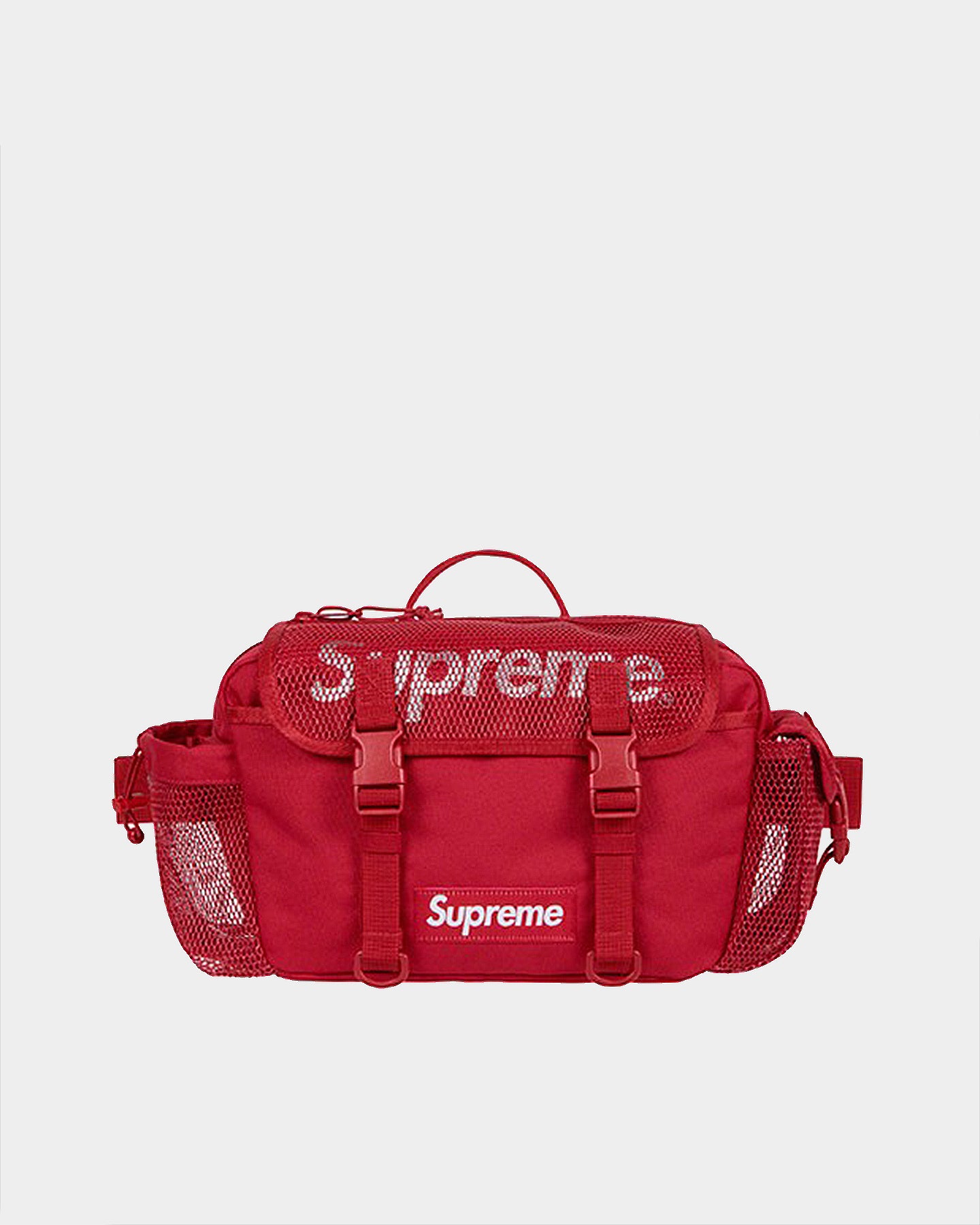 supreme red bum bag