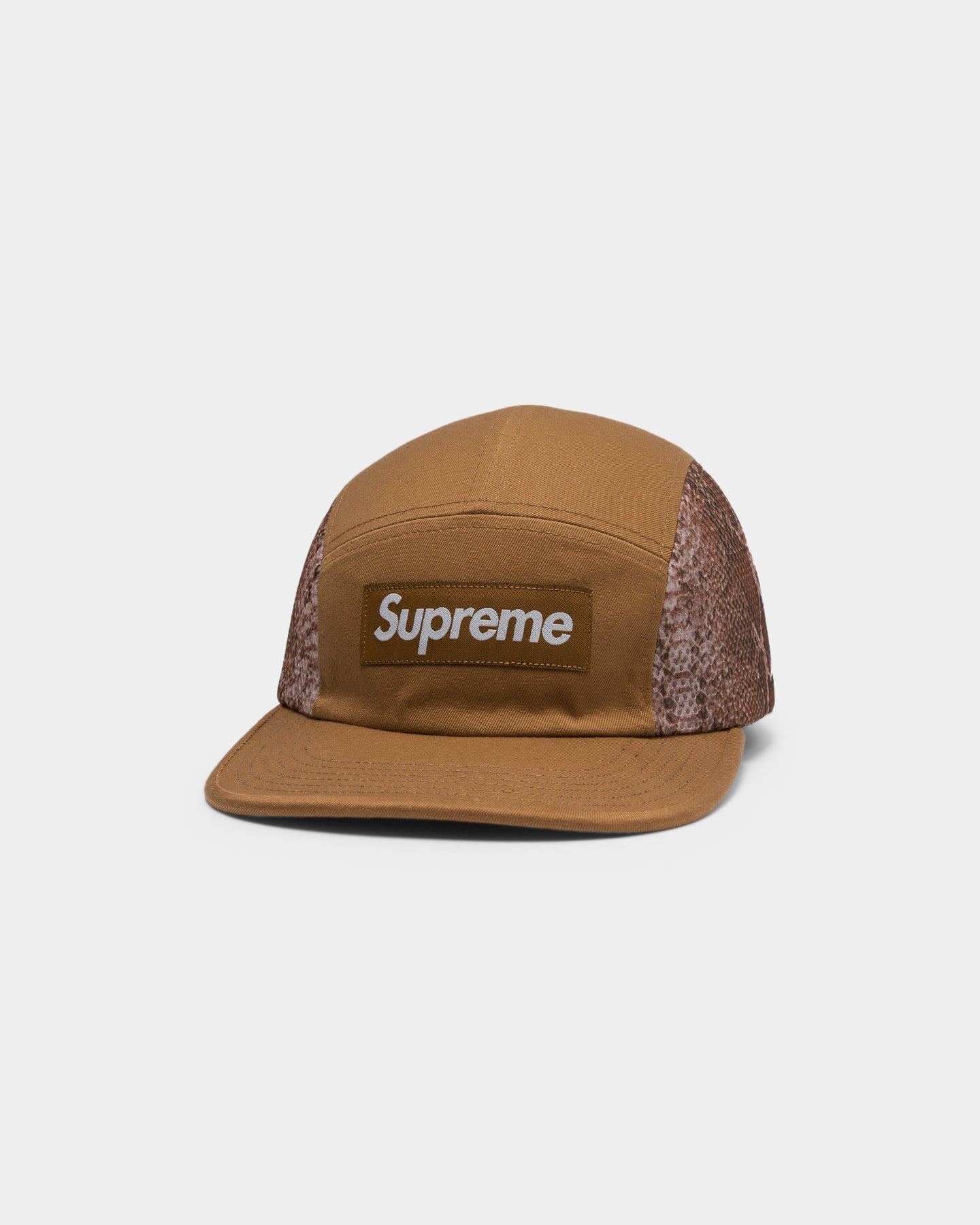 supreme snakeskin mesh camp cap