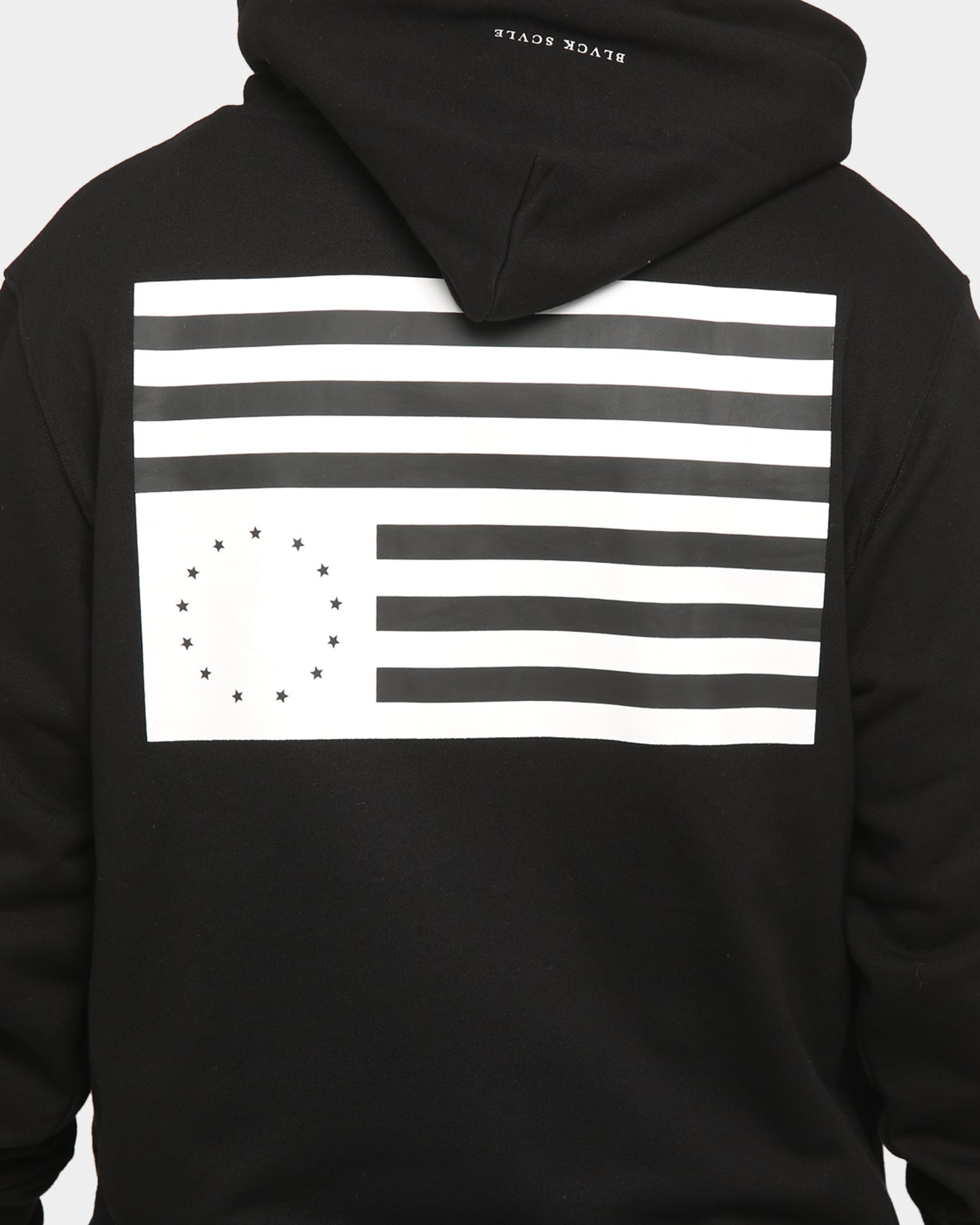 black scale hoodie