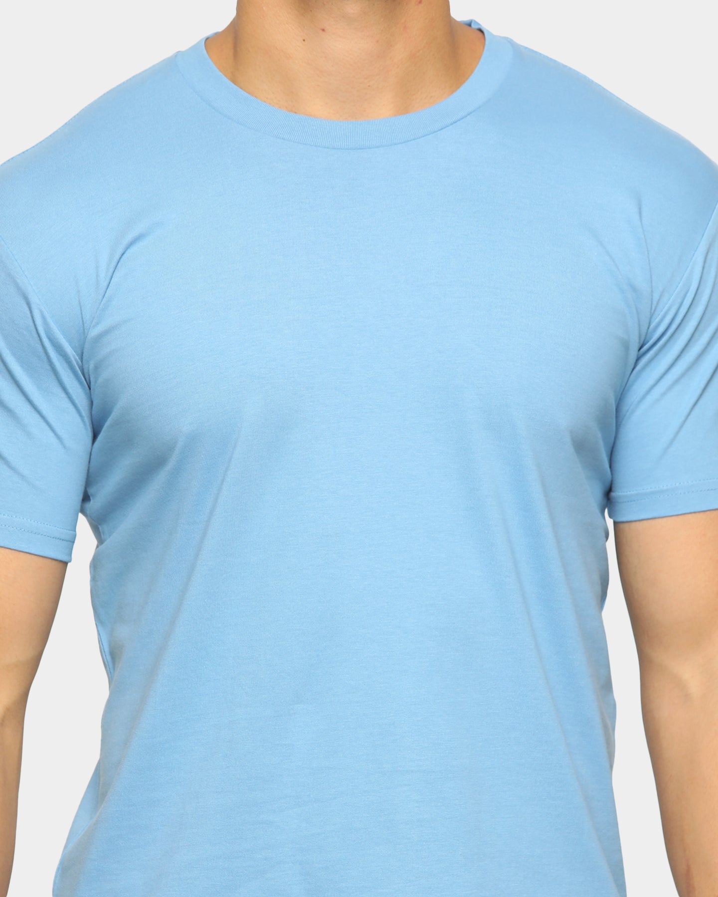 blue green shirt plain