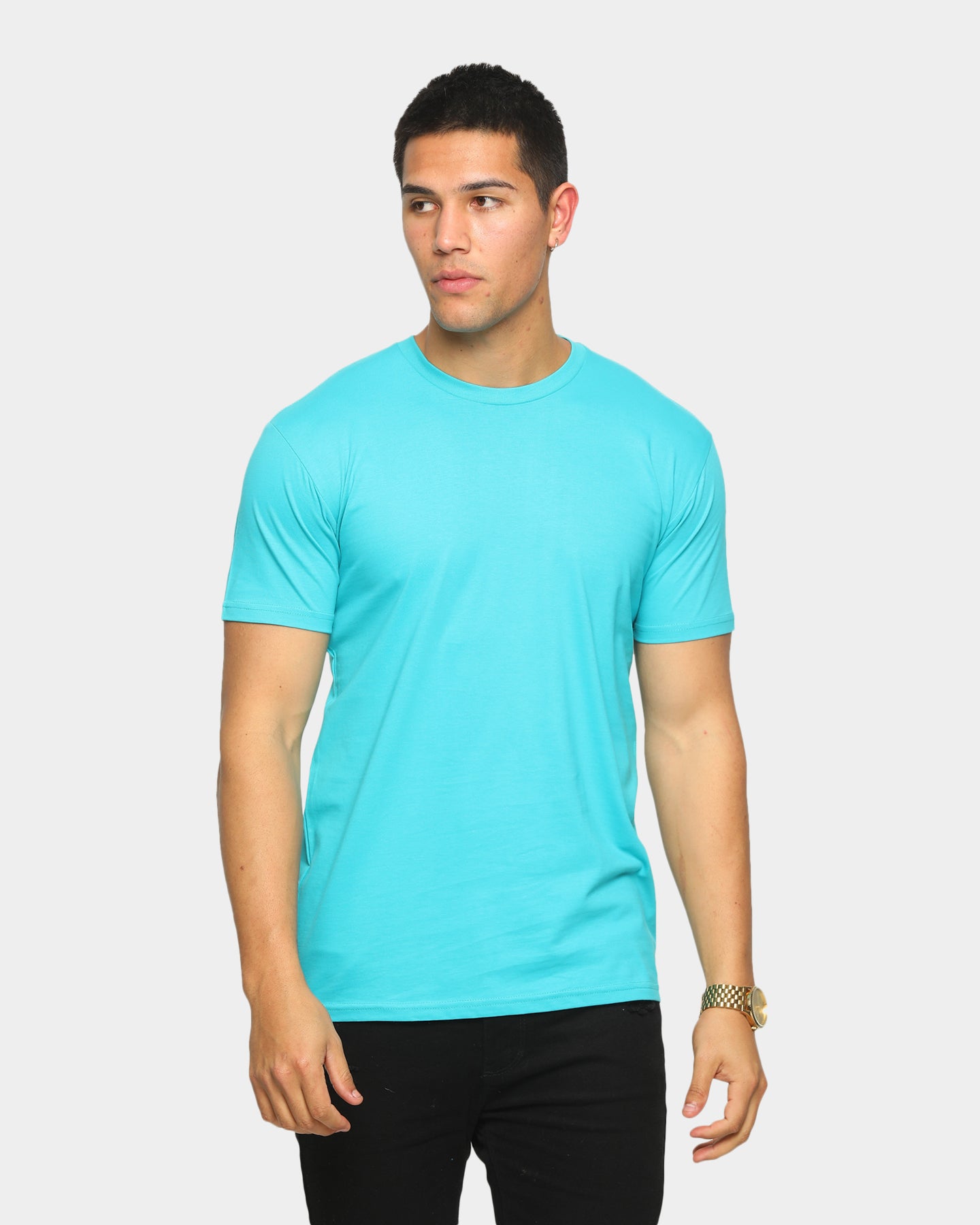 teal plain shirt