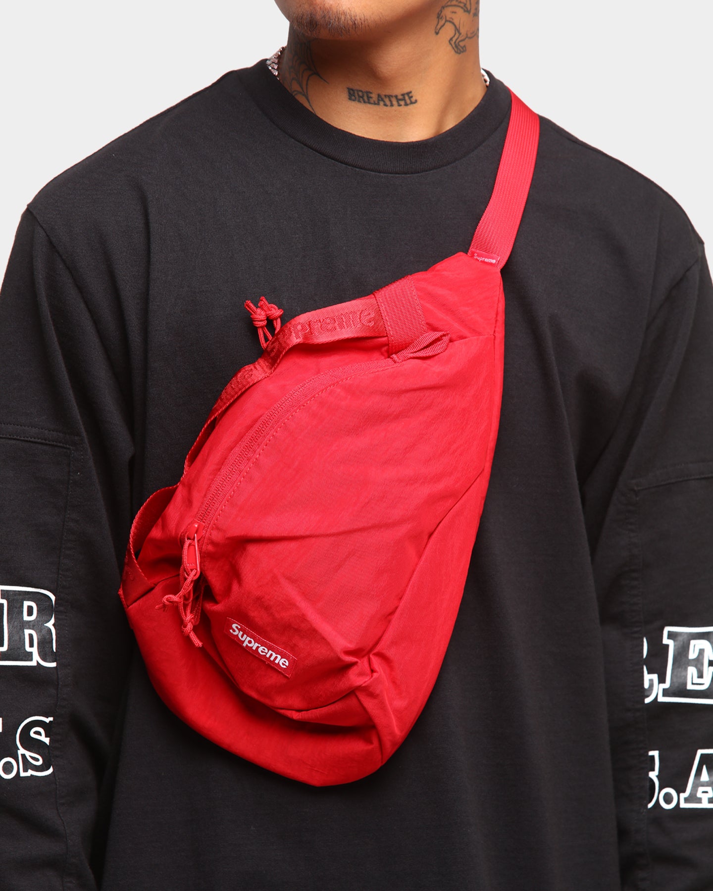 supreme sling bag black