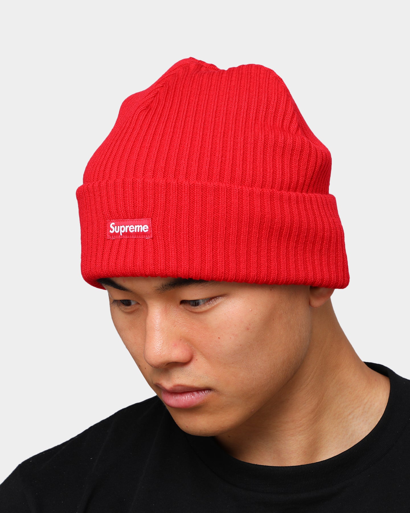 【美品】Supreme Wide Rib Beanie　レッド Supreme Wide Rib Beanie RED
