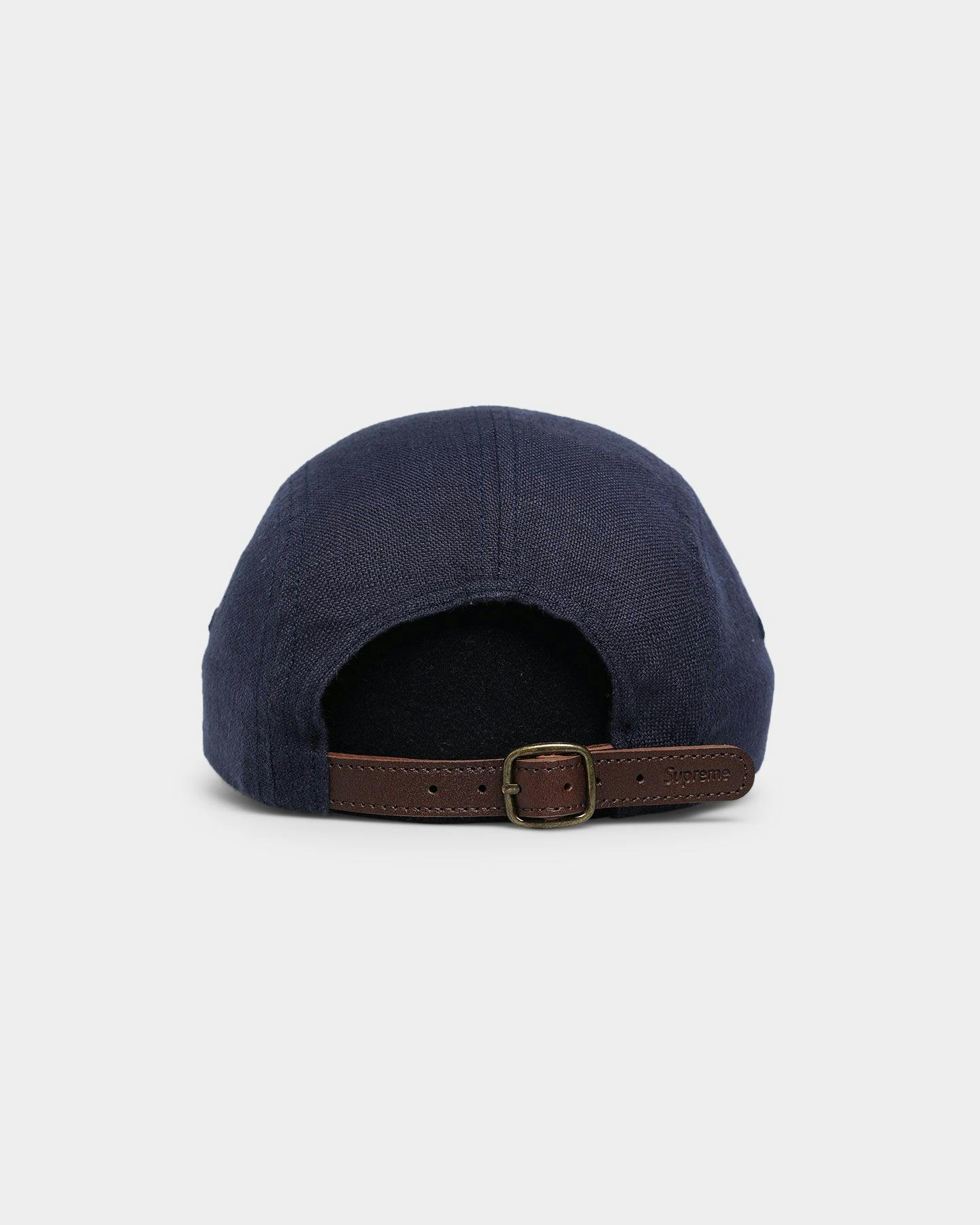 Supreme Linen Camp Cap Navy Culture Kings US
