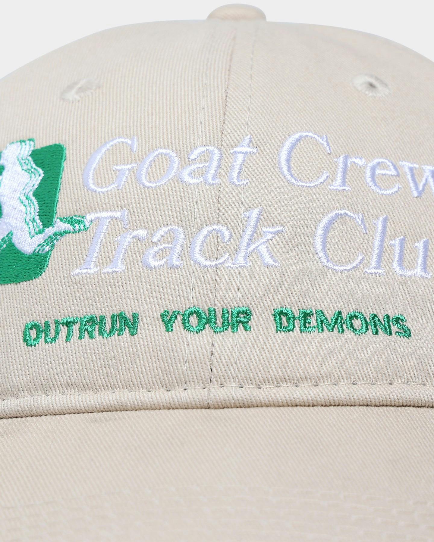 Goat Crew Track Club Strapback Tan