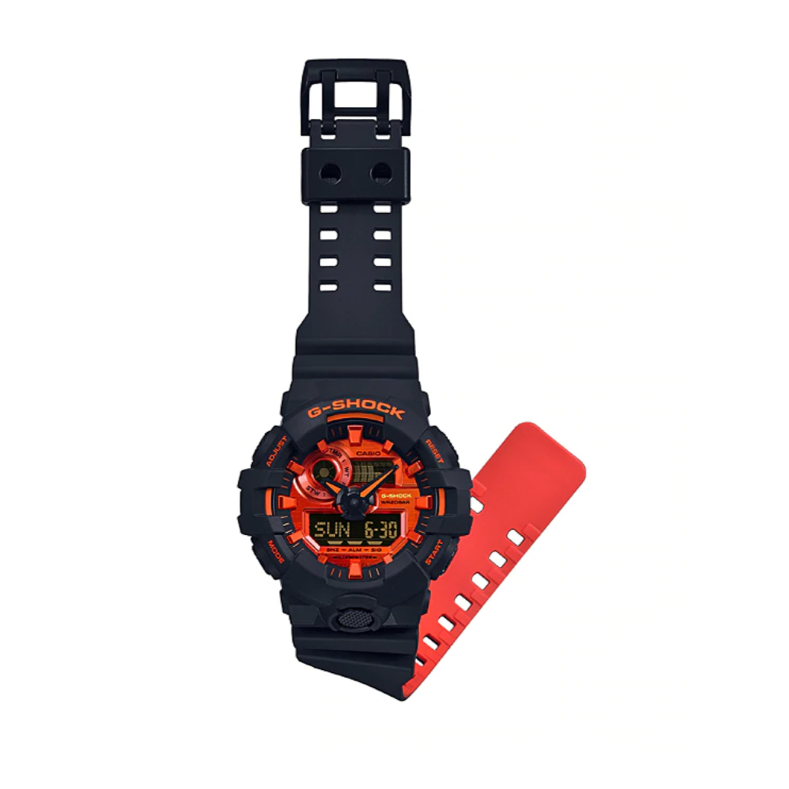 g shock bright red