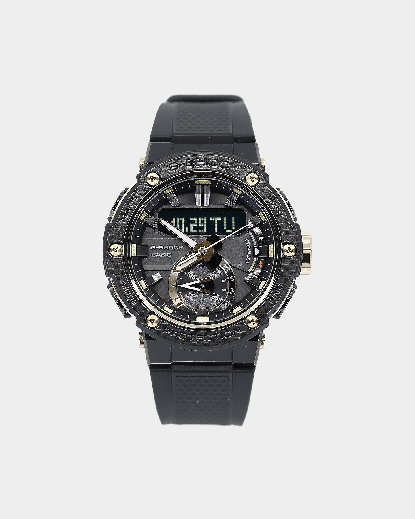 g steel black gold