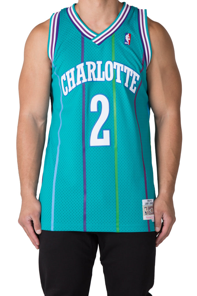 mitchell and ness hornets jersey