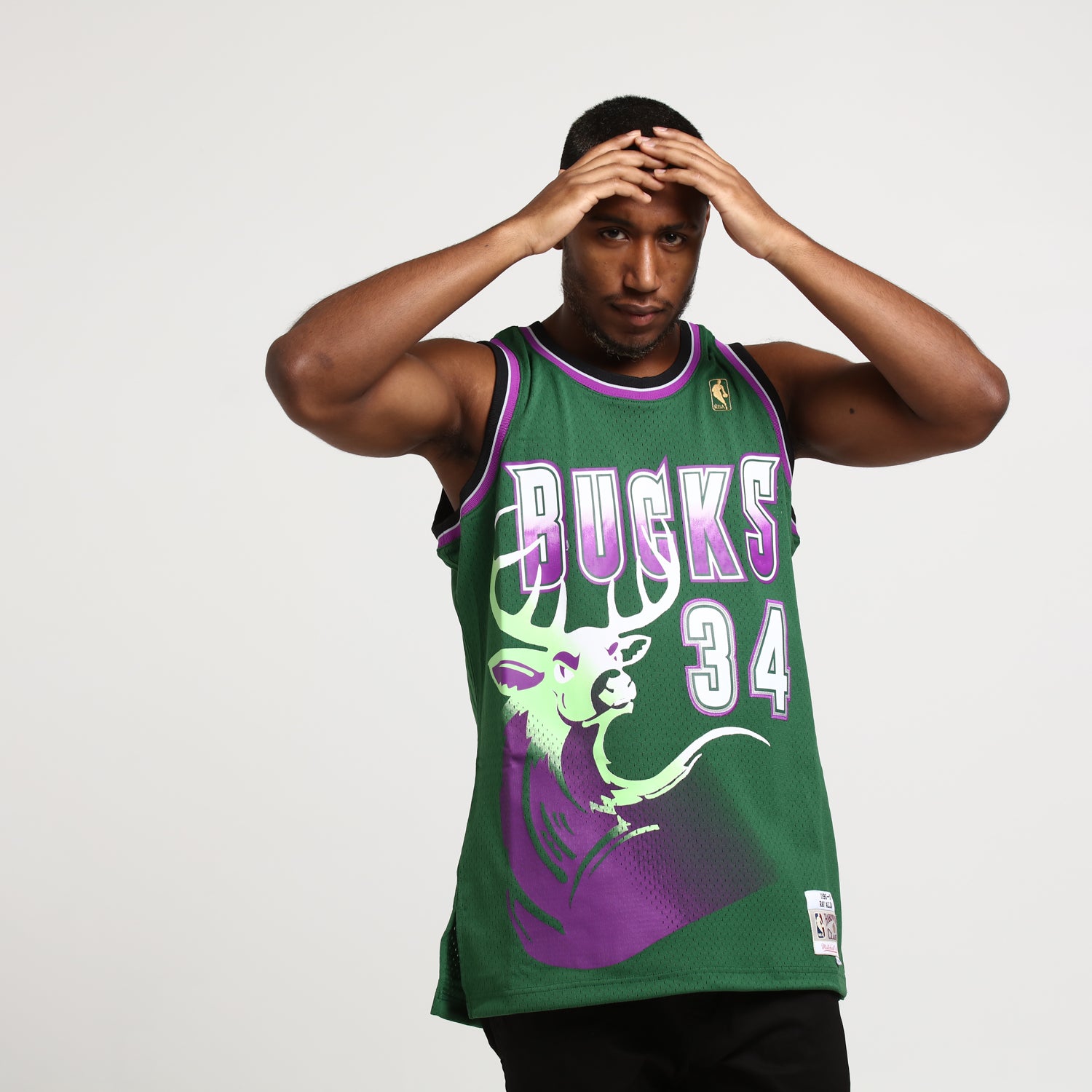 purple and green jersey