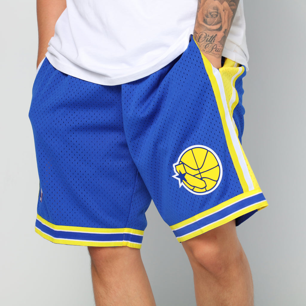 golden state warriors shorts white