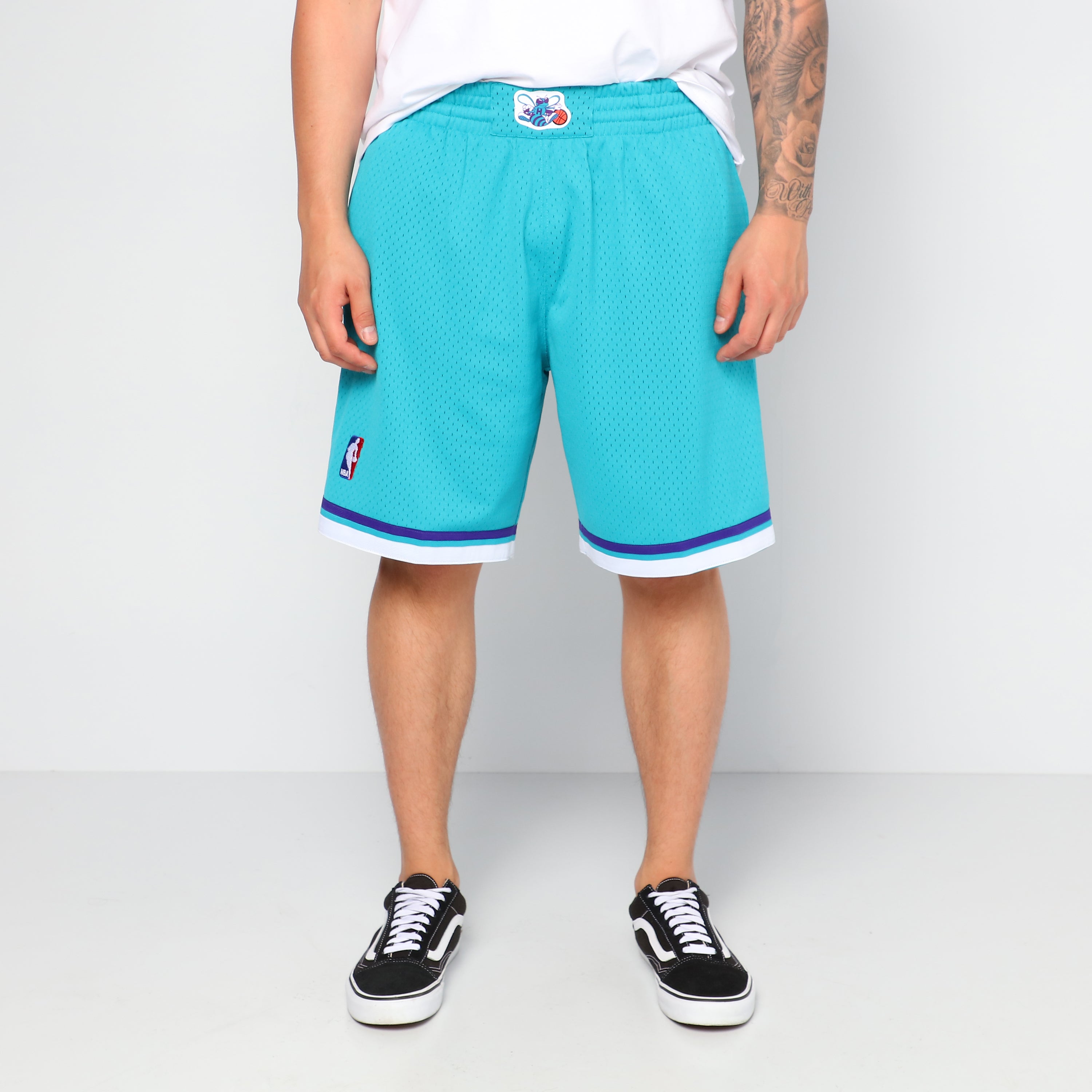 mitchell and ness hornets shorts