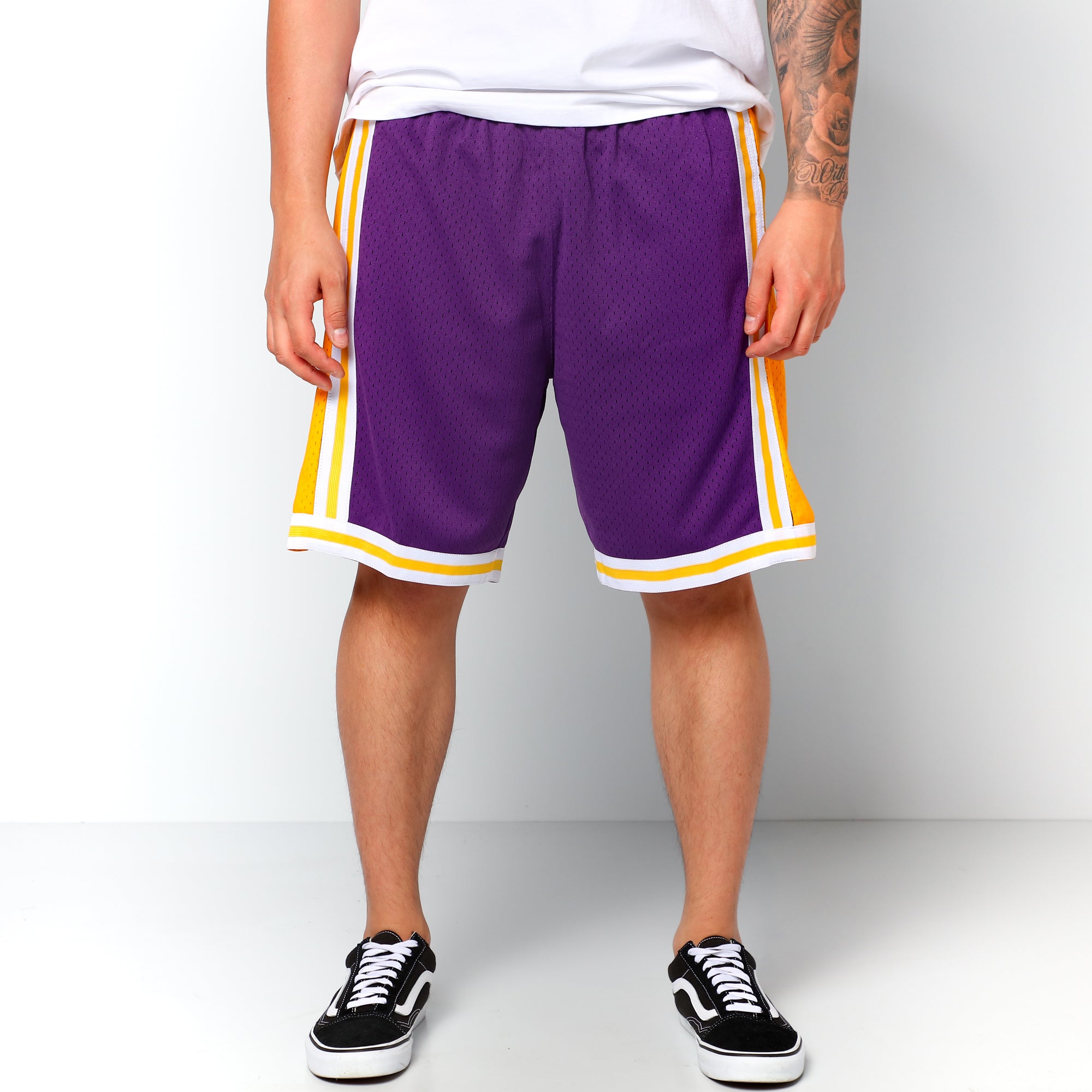 lakers swingman shorts purple