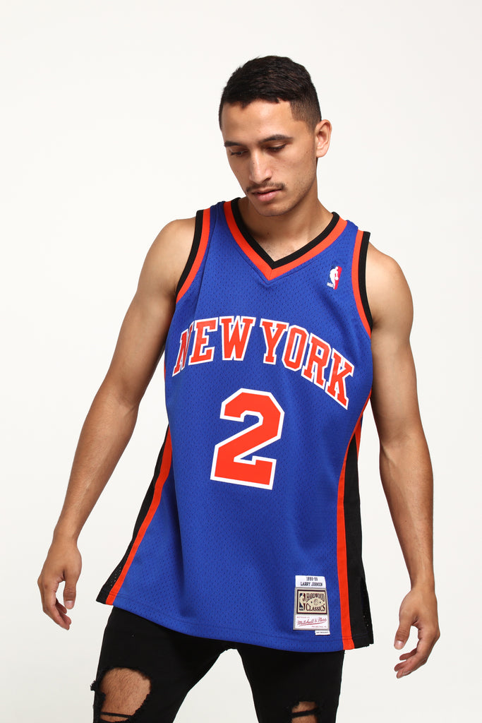\u0026 Ness New York Knicks Larry Johnson #2 