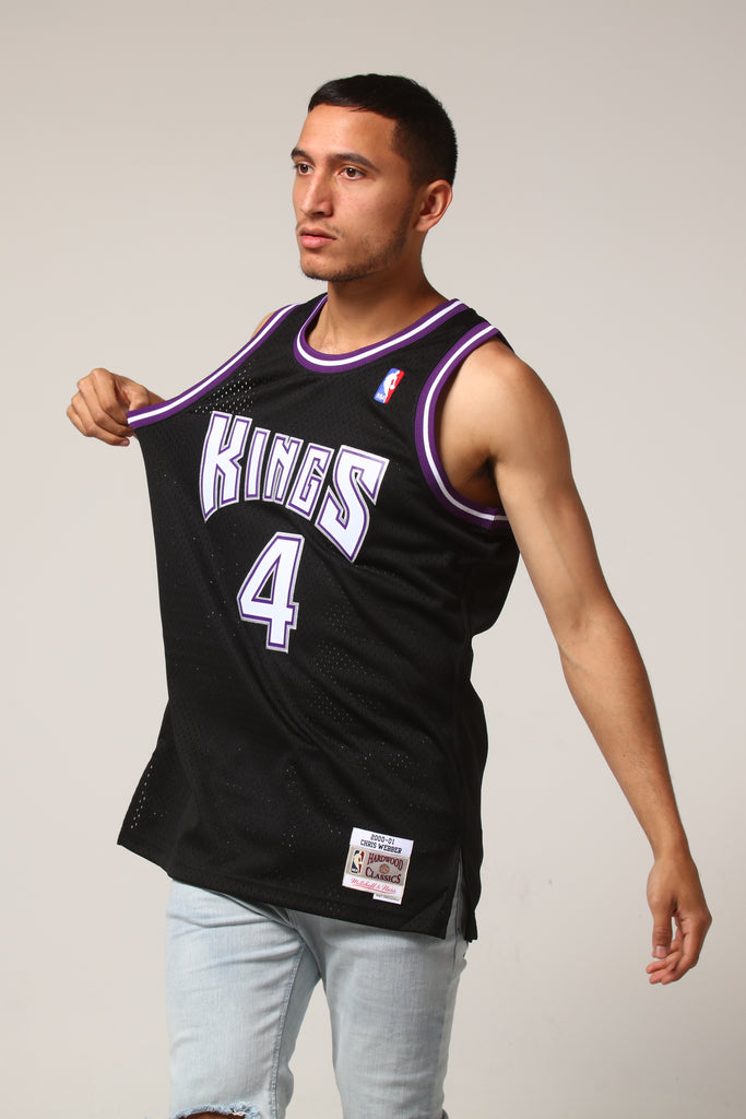 chris webber black kings jersey