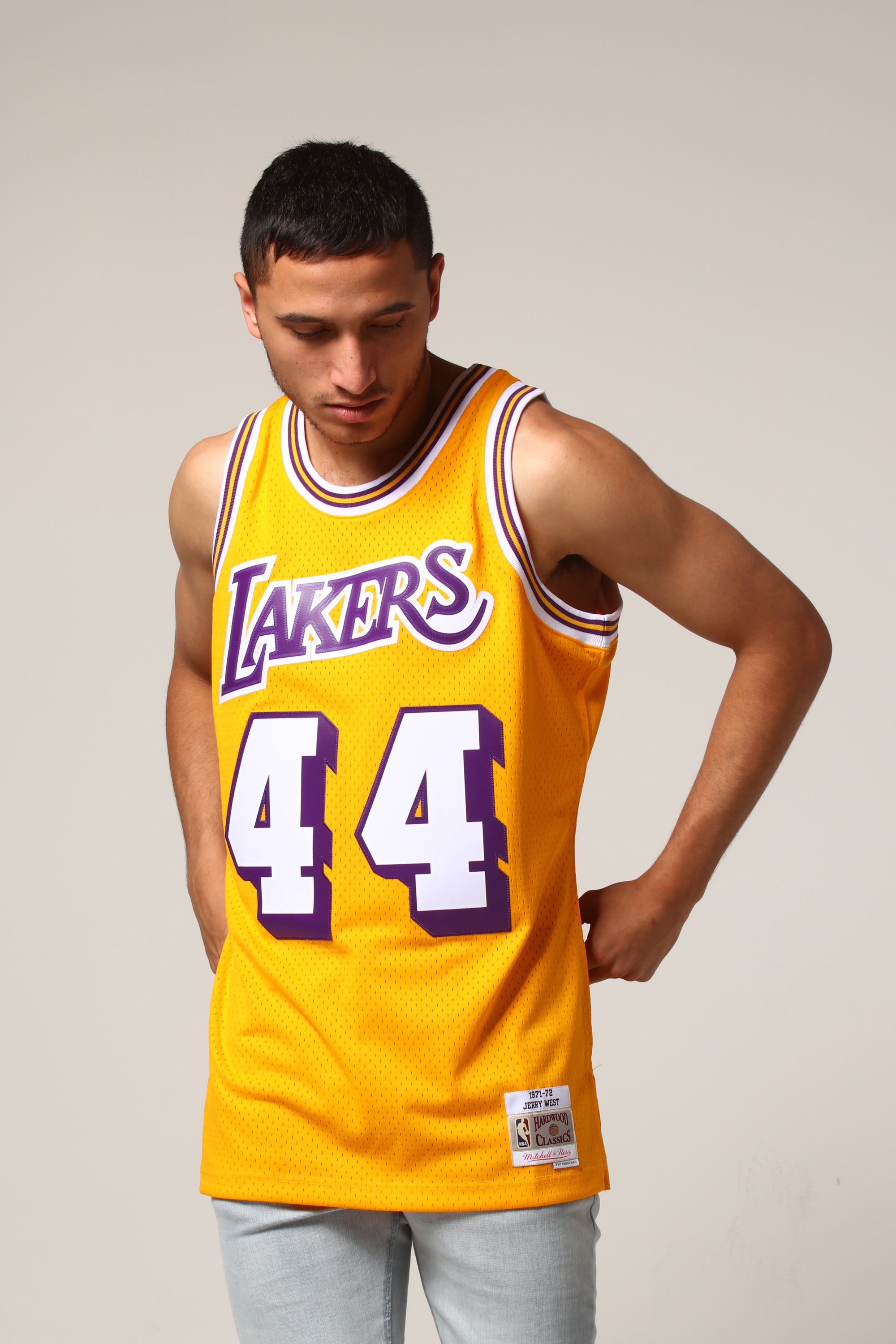lakers jerry west jersey