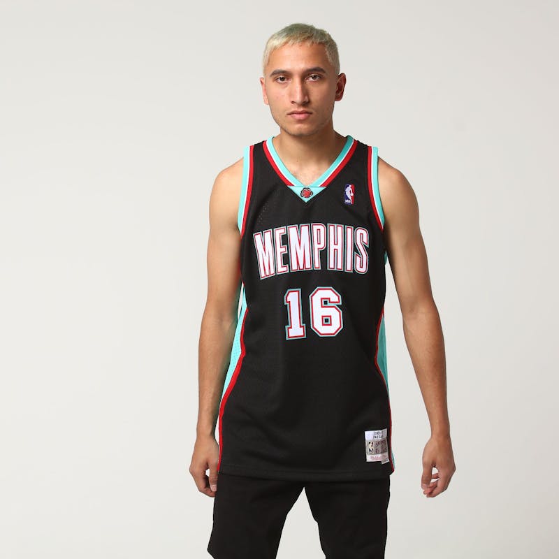 Mitchell Ness Memphis Grizzlies Pau Gasol 16 Nba Jersey Black