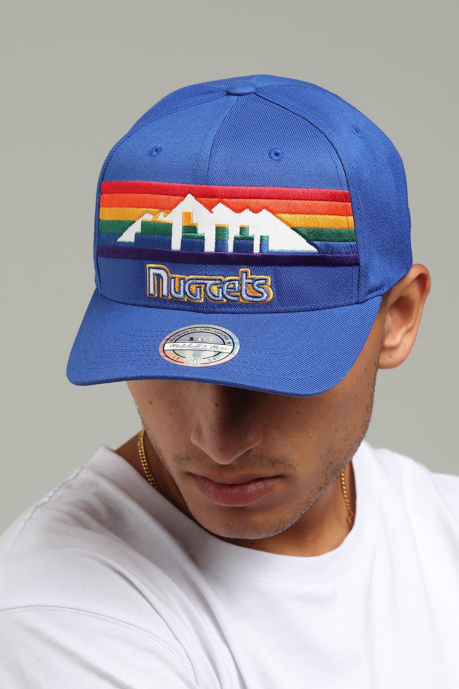 denver nuggets mitchell and ness hat