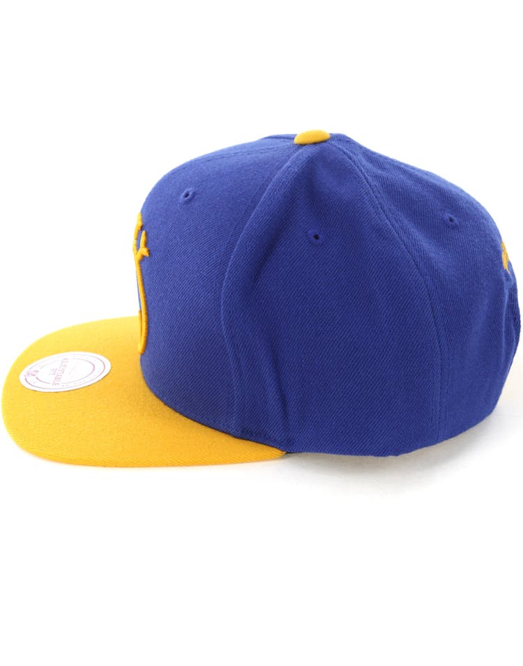 affordable price new appearance run shoes Mitchell & Ness Golden State Warriors Satin Fused Snapback Royal ... affordable price new appearance run shoes Mitchell & Ness Golden State Warriors Satin Fused Snapback Royal ...