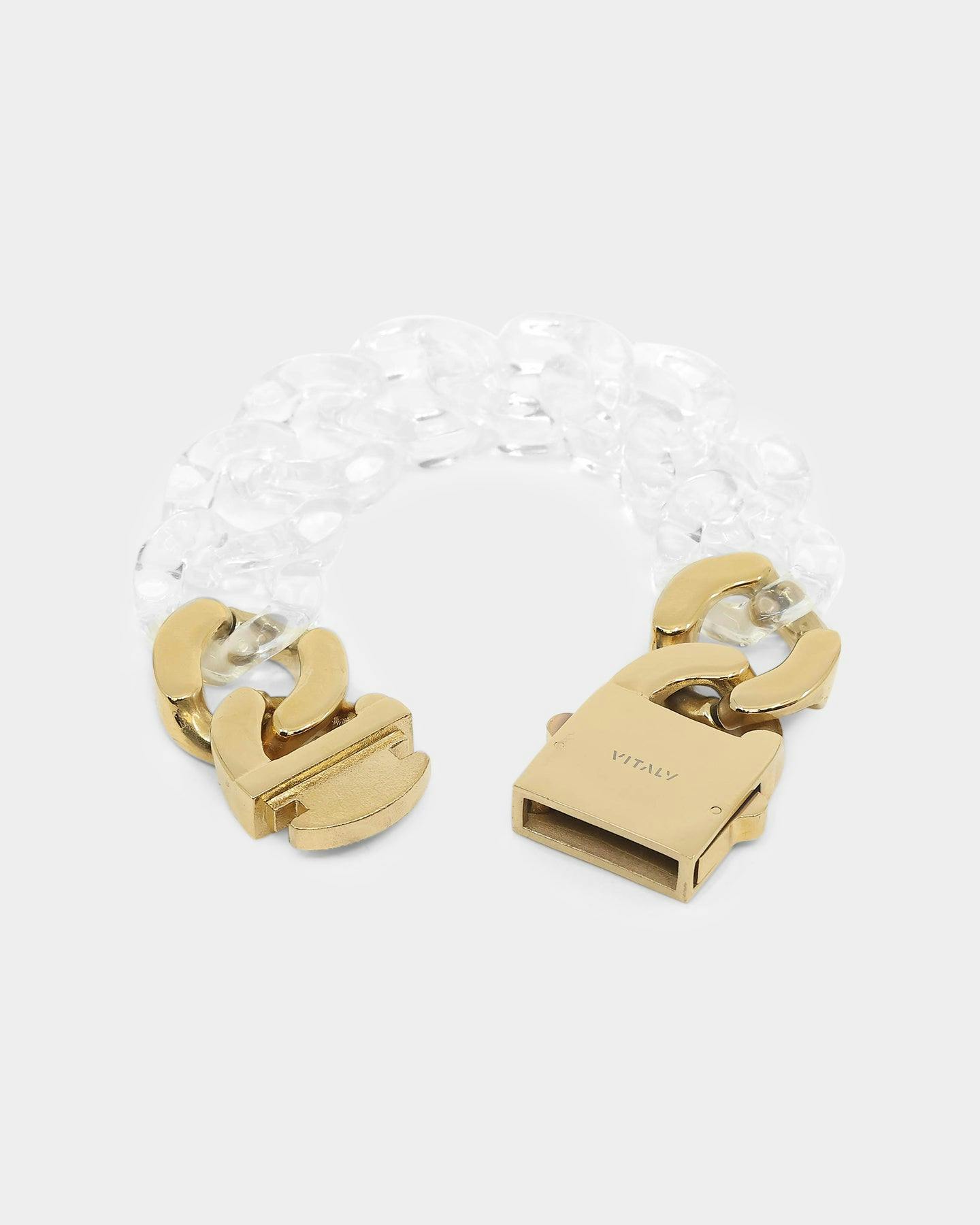 Vitaly Unisex Static Bracelet Clear/Gold | Culture Kings US