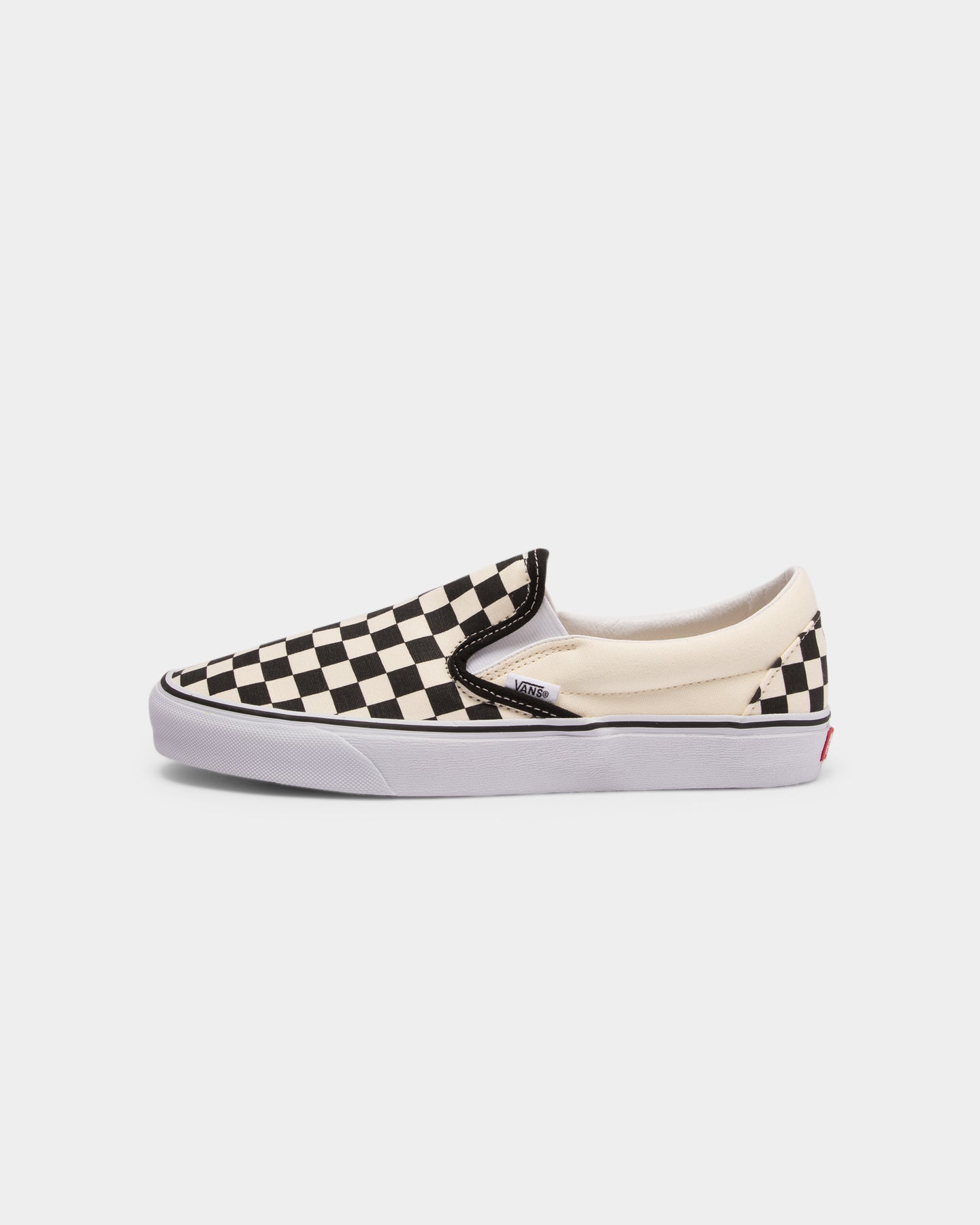 vans classic slip on black white checkerboard