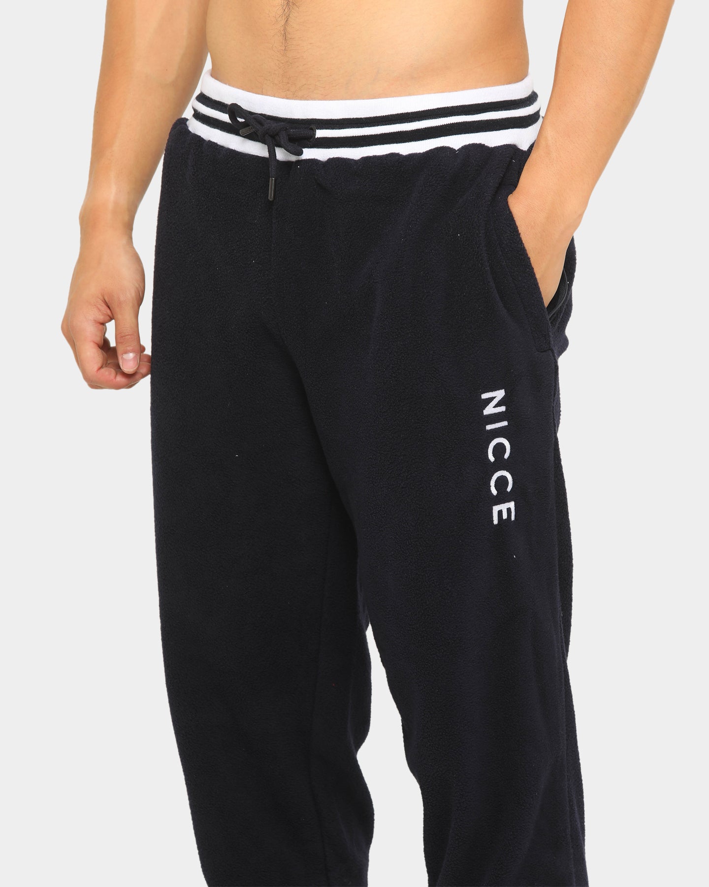 nicce navy joggers