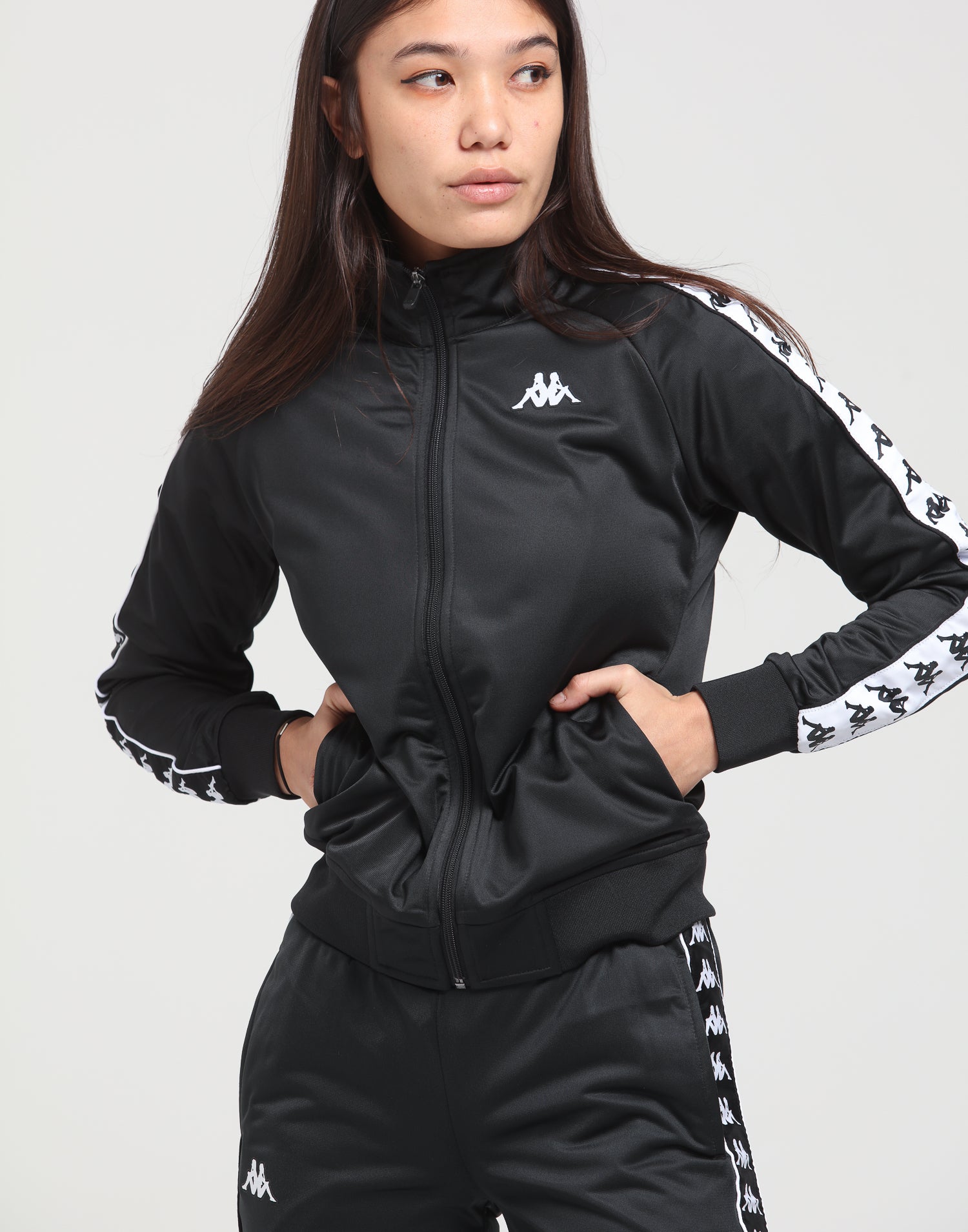 kappa zip up womens