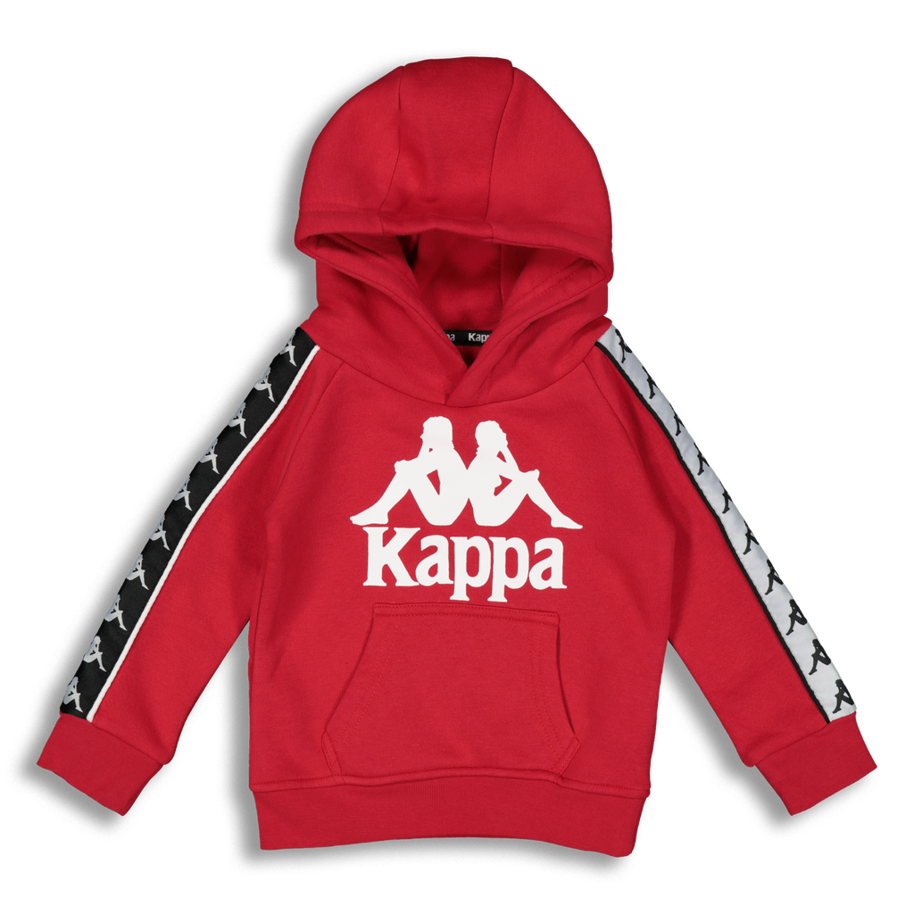 black and red kappa hoodie