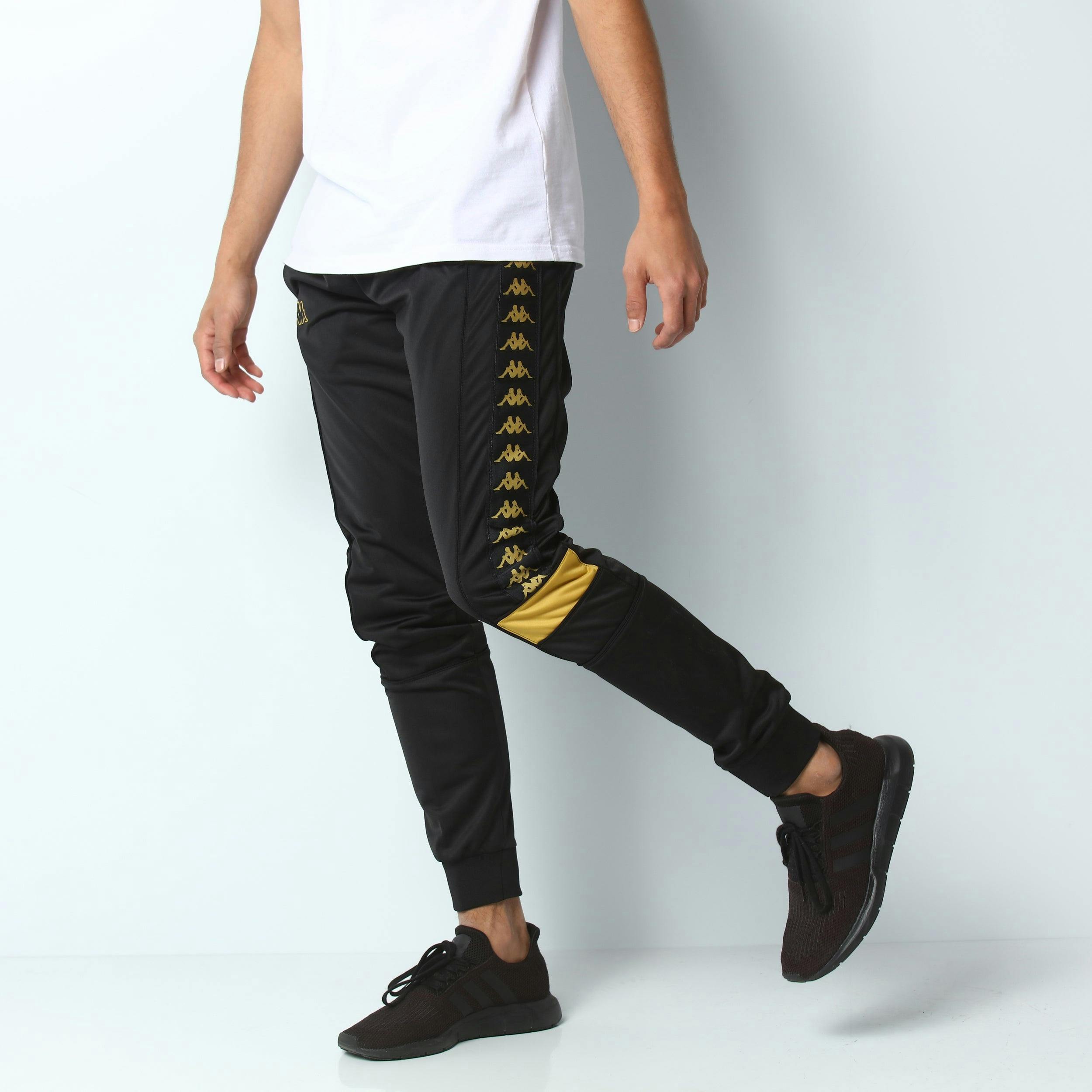 Kappa 222 Banda Mems Slim Pant Black/Gold
